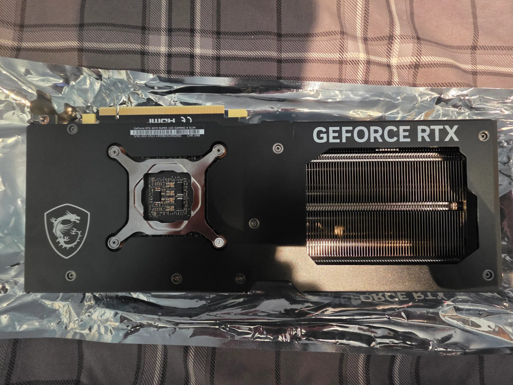 USED MSI Geforce RTX 4070 Super Gaming X Slim