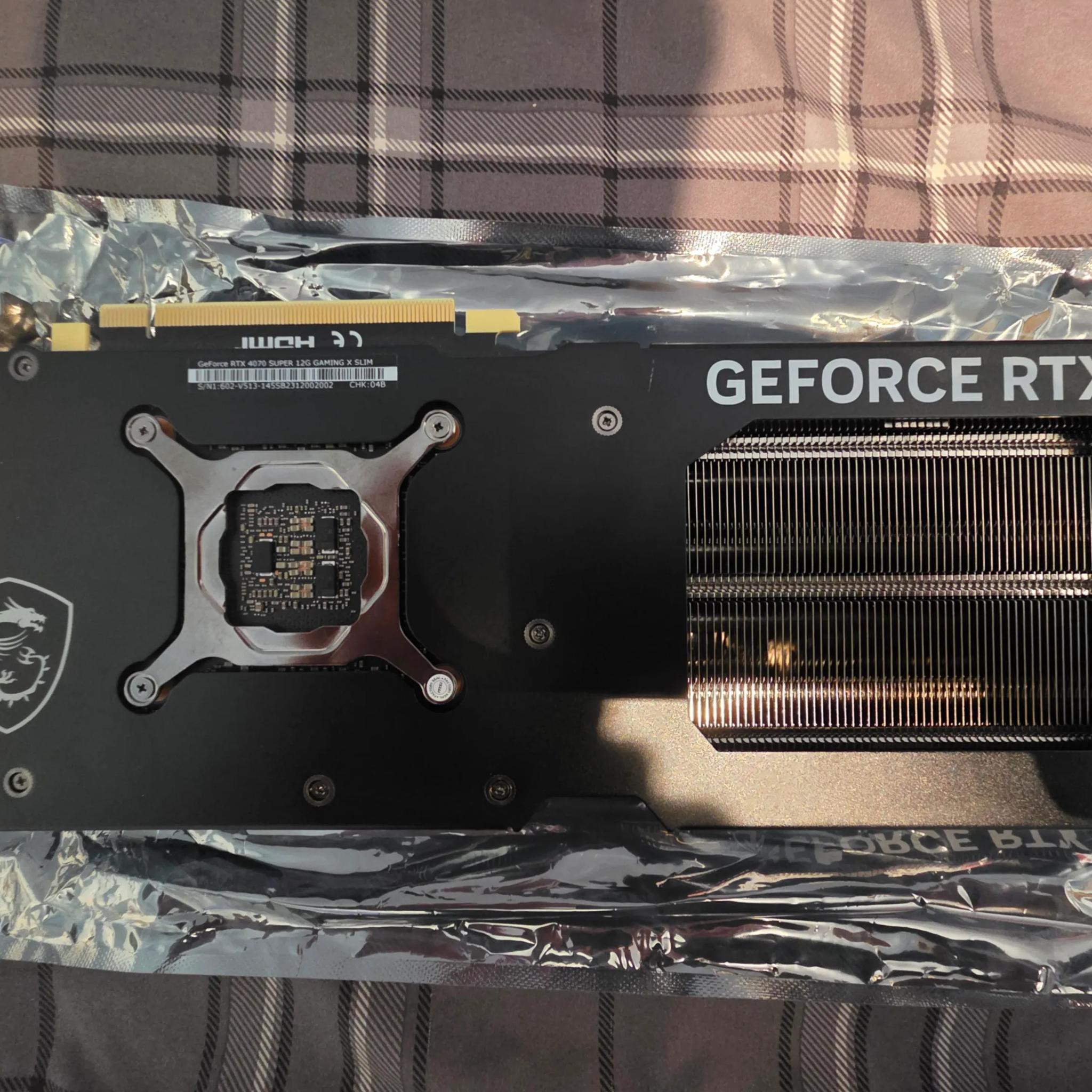 USED MSI Geforce RTX 4070 Super Gaming X Slim