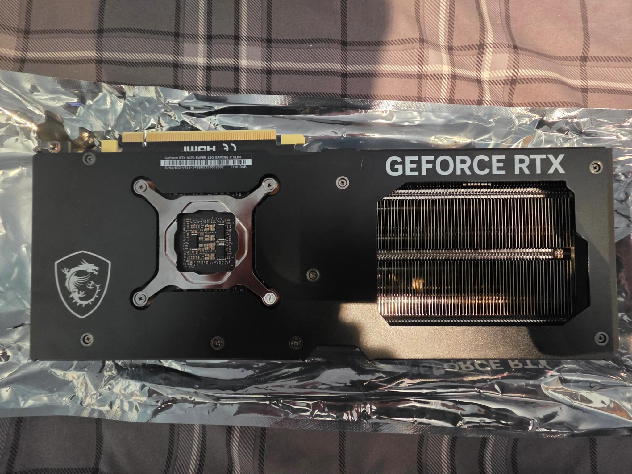 USED MSI Geforce RTX 4070 Super Gaming X Slim