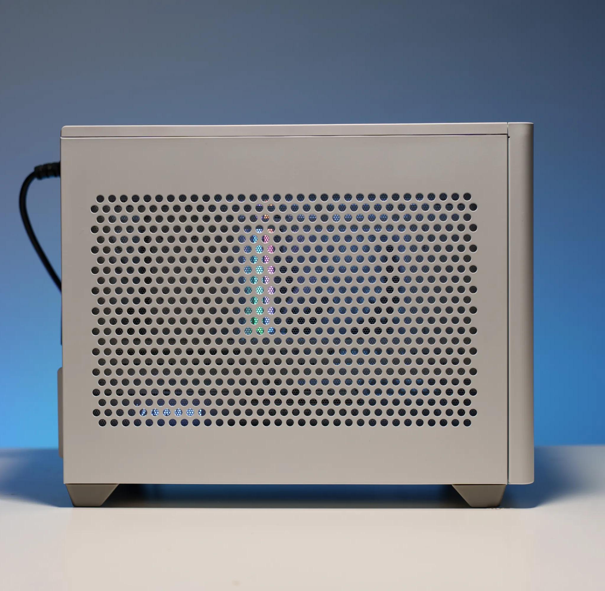 All White Mini-ITX Gaming PC | AMD Ryzen 7 5700x | RTX 3070 | 16GB DDR4 | 1TB M.2 | ARGB