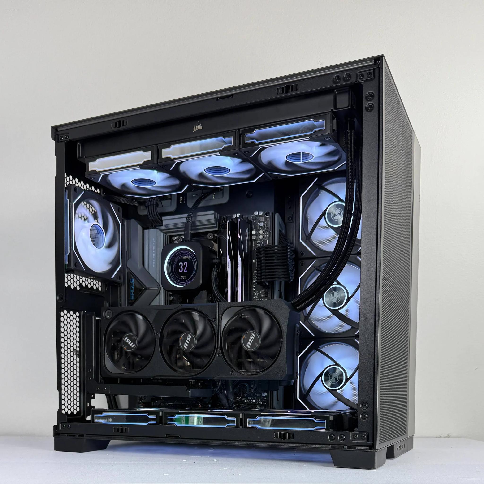 🧊ICEVEIL🧊    | 4k Streaming PC | Ryzen 7 9800X3D | MSI RTX 5070 Ti | 64GB DDR5 6000MHz