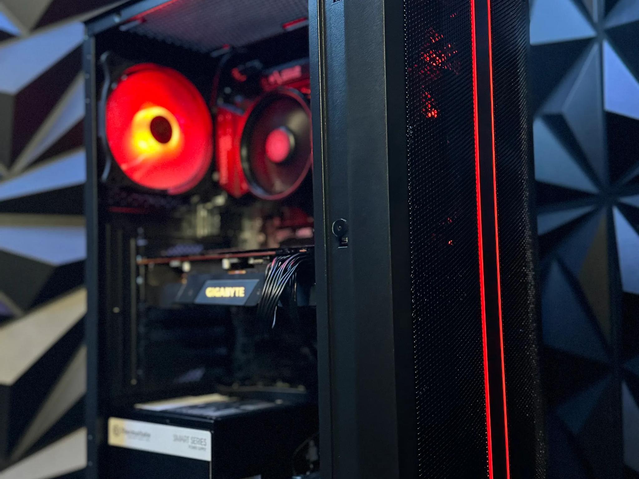 Tusker Build 3670🟥 Red Fred Redemption 🟥Ryzen 5 3600🌶️ RX 5700XT🌶️ 32 GB DDR4 1 TB M.2 2 TB HDD