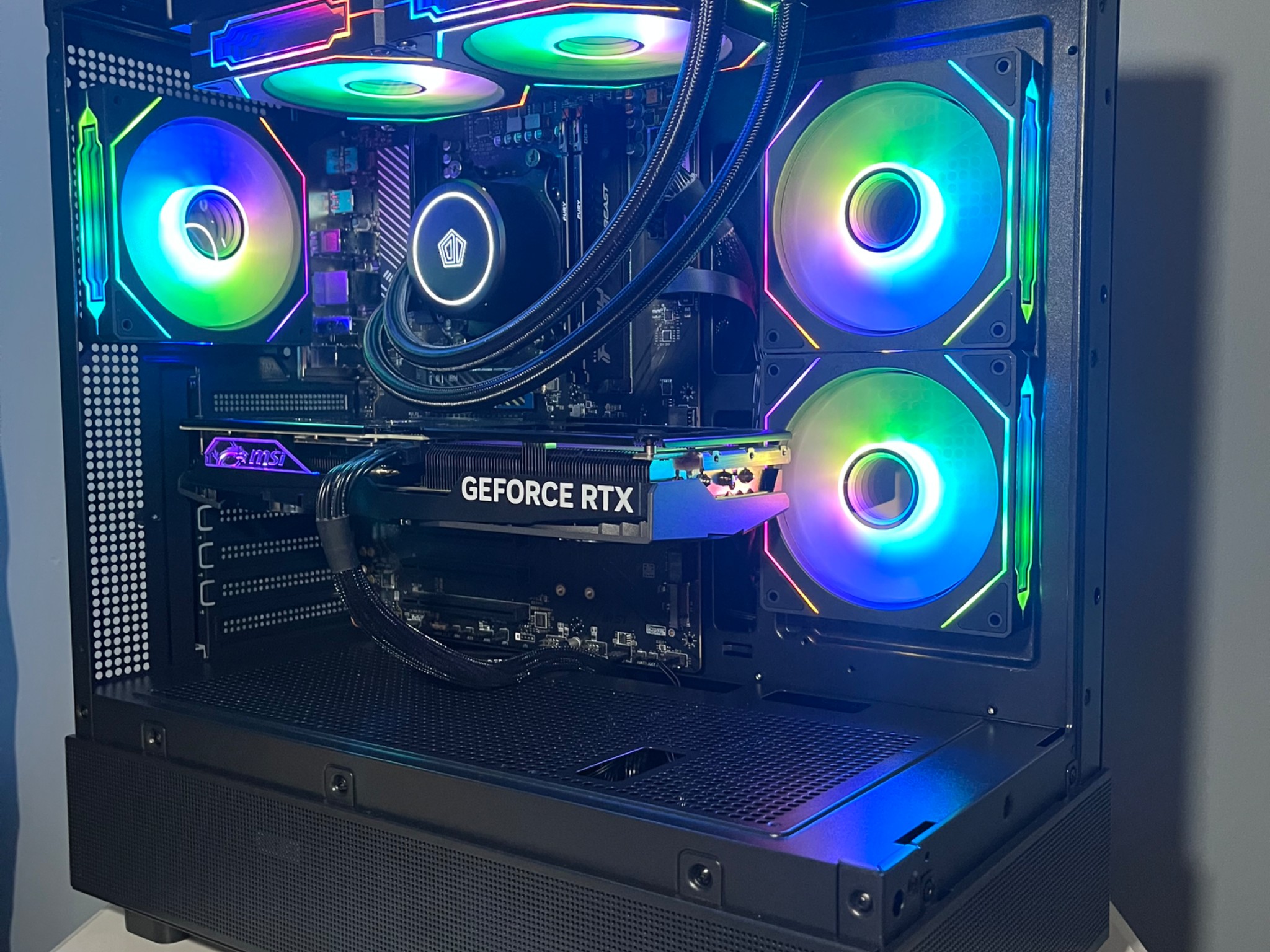 RTX 4070 SUPER | Ryzen 7 7700 Black Gaming PC