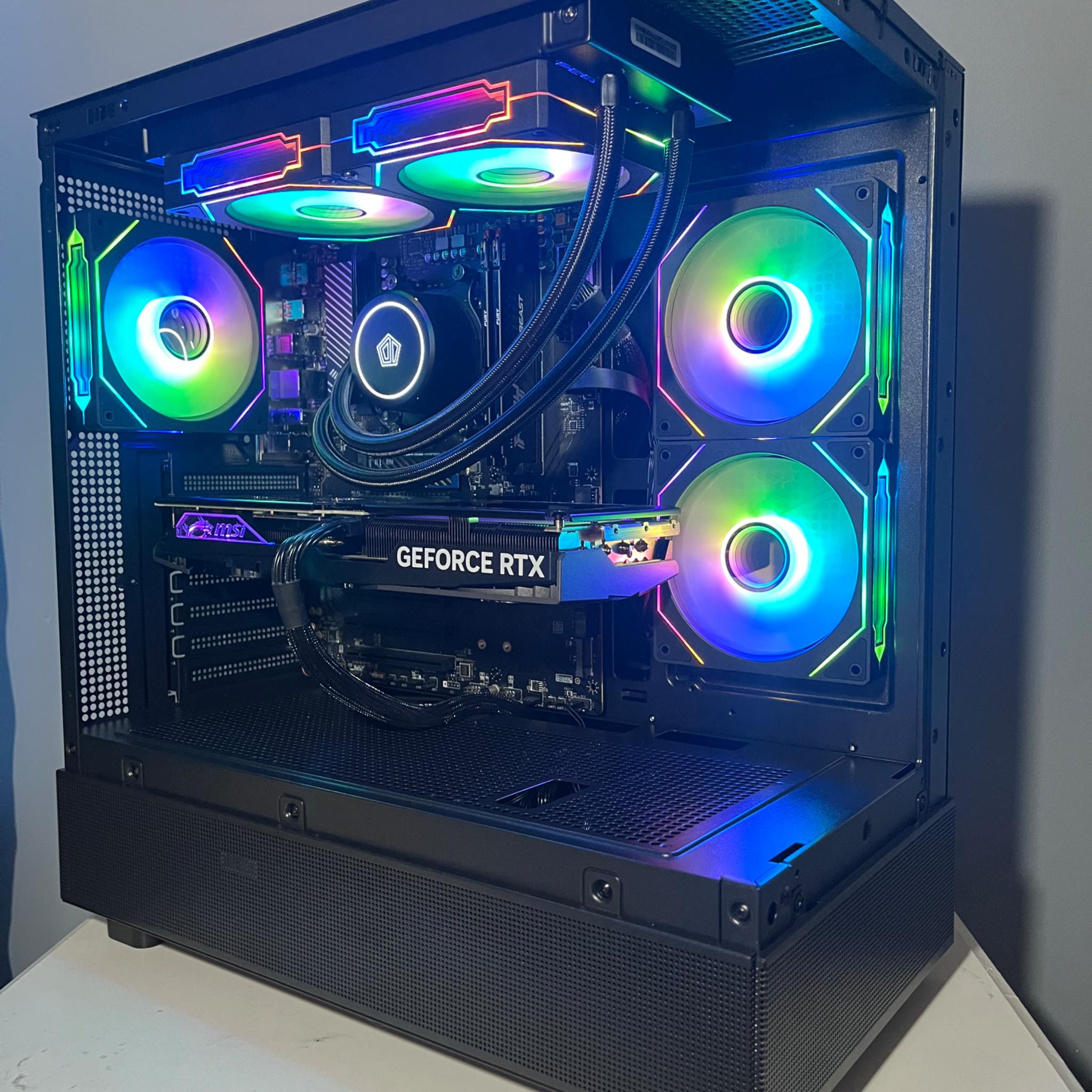 RTX 4070 SUPER | Ryzen 7 7700 Black Gaming PC