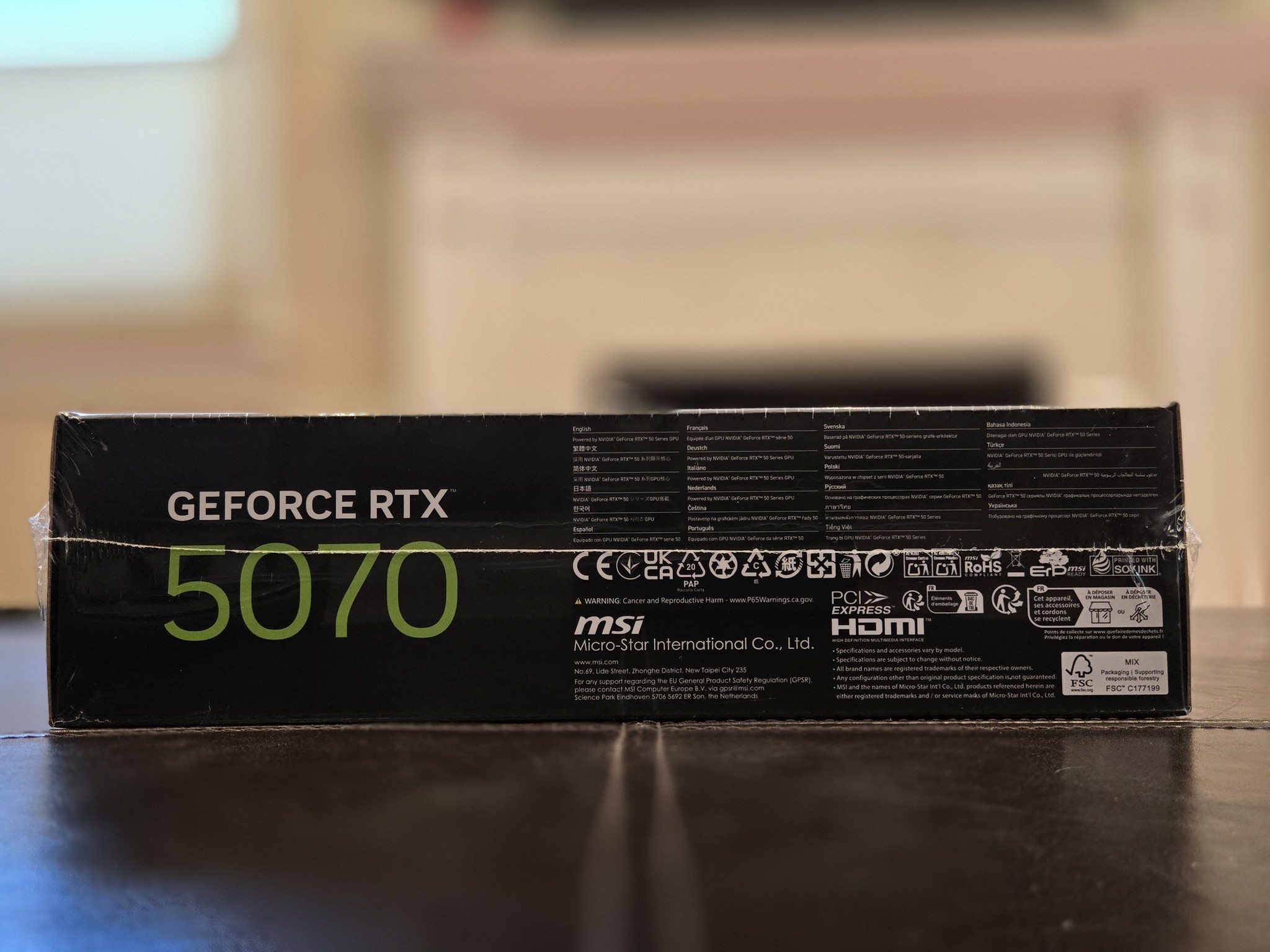 MSI Shadow 2X OC RTX 5070 12GB - BNIB