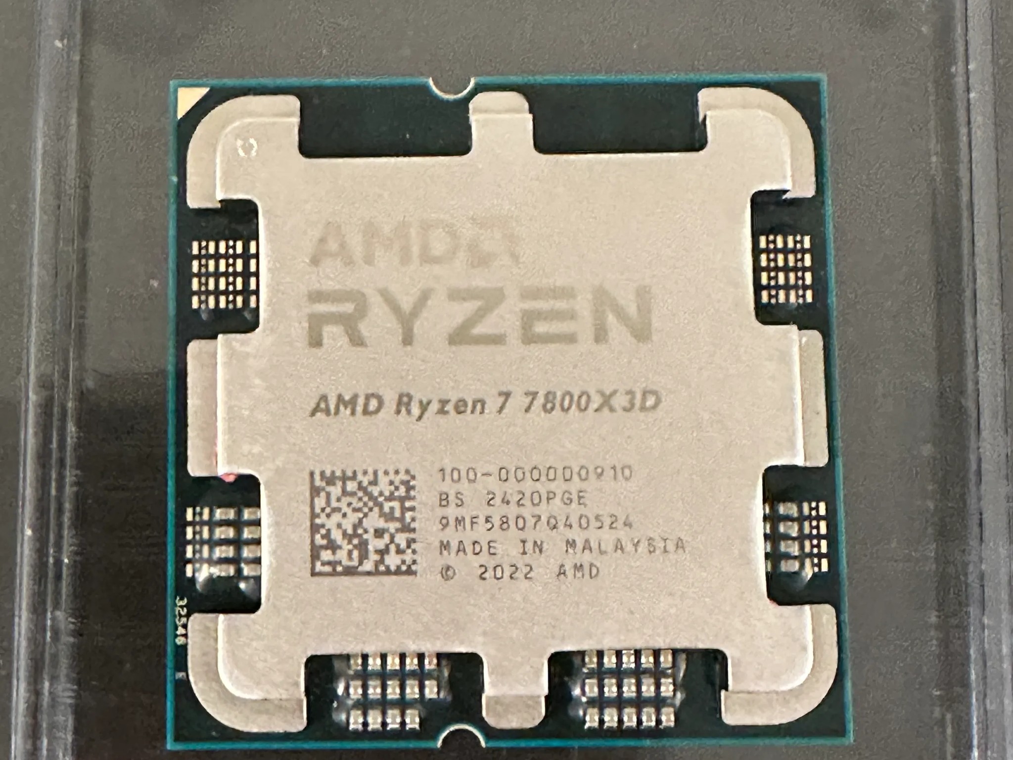 AMD Ryzen 7 7800X3D CPU - Used - Fully Tested (CPU Only, No Cooler)