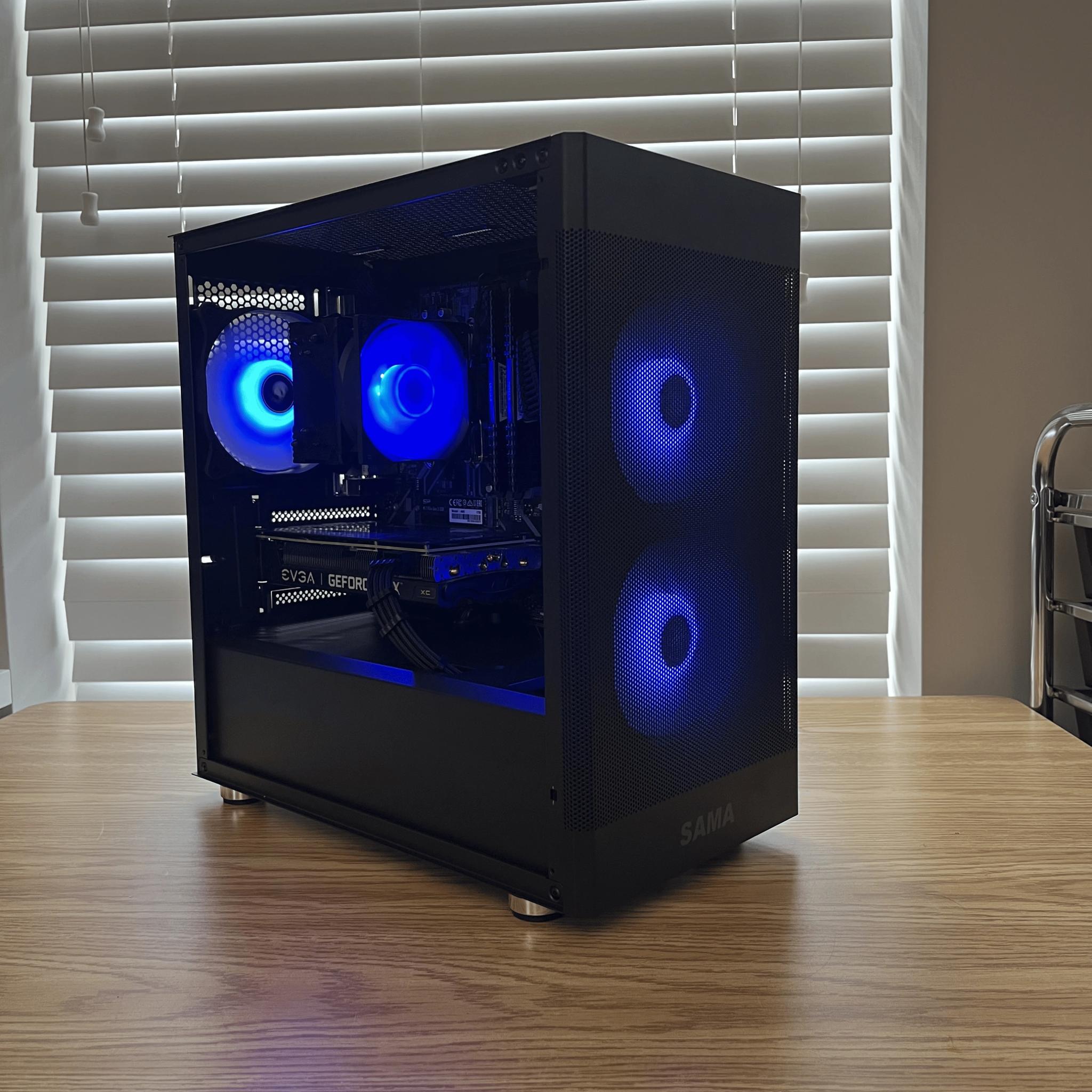 🔥⚫Black RGB Gaming PC | Ryzen 5 3600 | RTX 3060Ti | 32GB DDR4 | WiFi & BT ⚫🔥