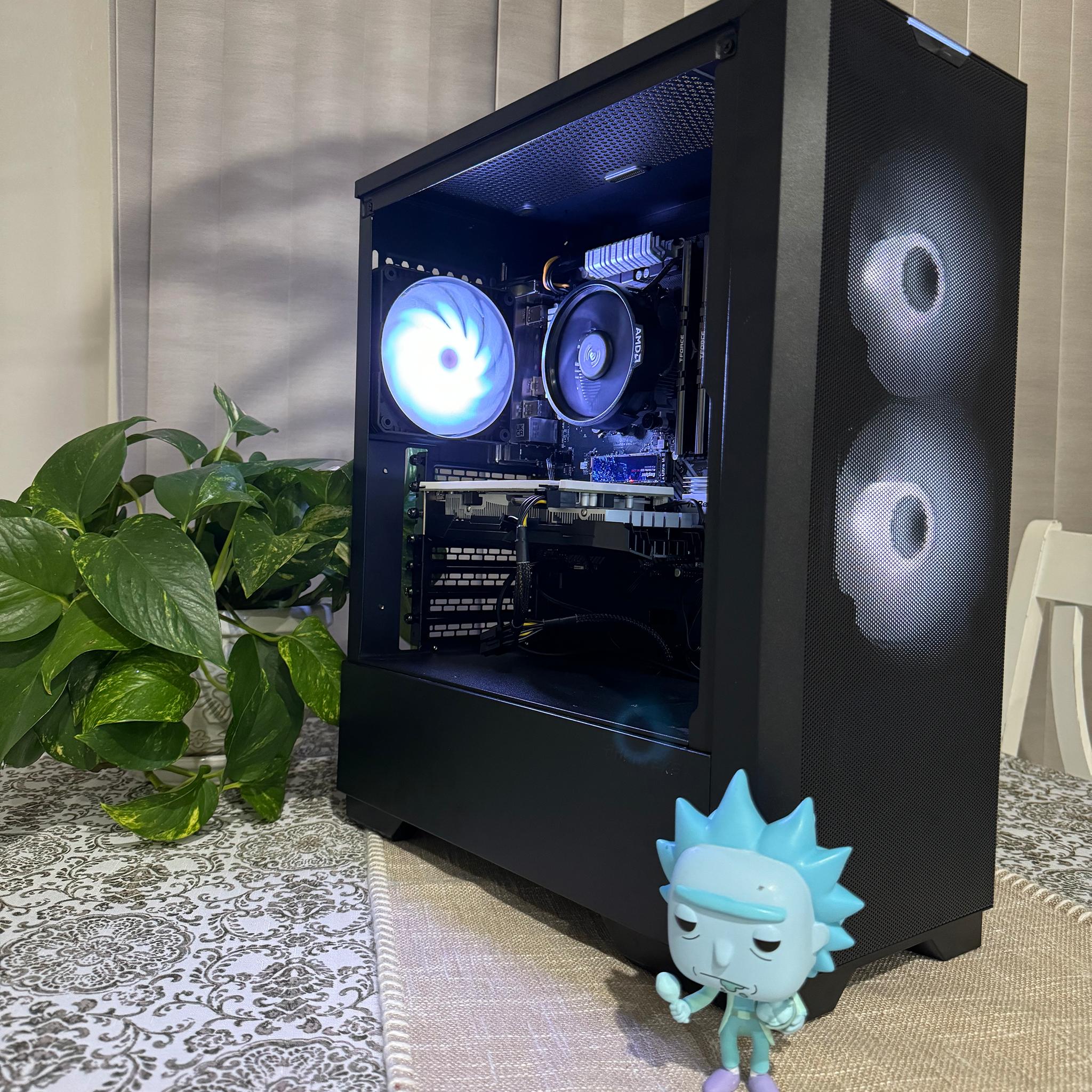 🔥Awesome 1080p budget gaming pc- Ryzen 5 / Radeon RX 580 / 1.2 Tb / 16 Gb DDR4
