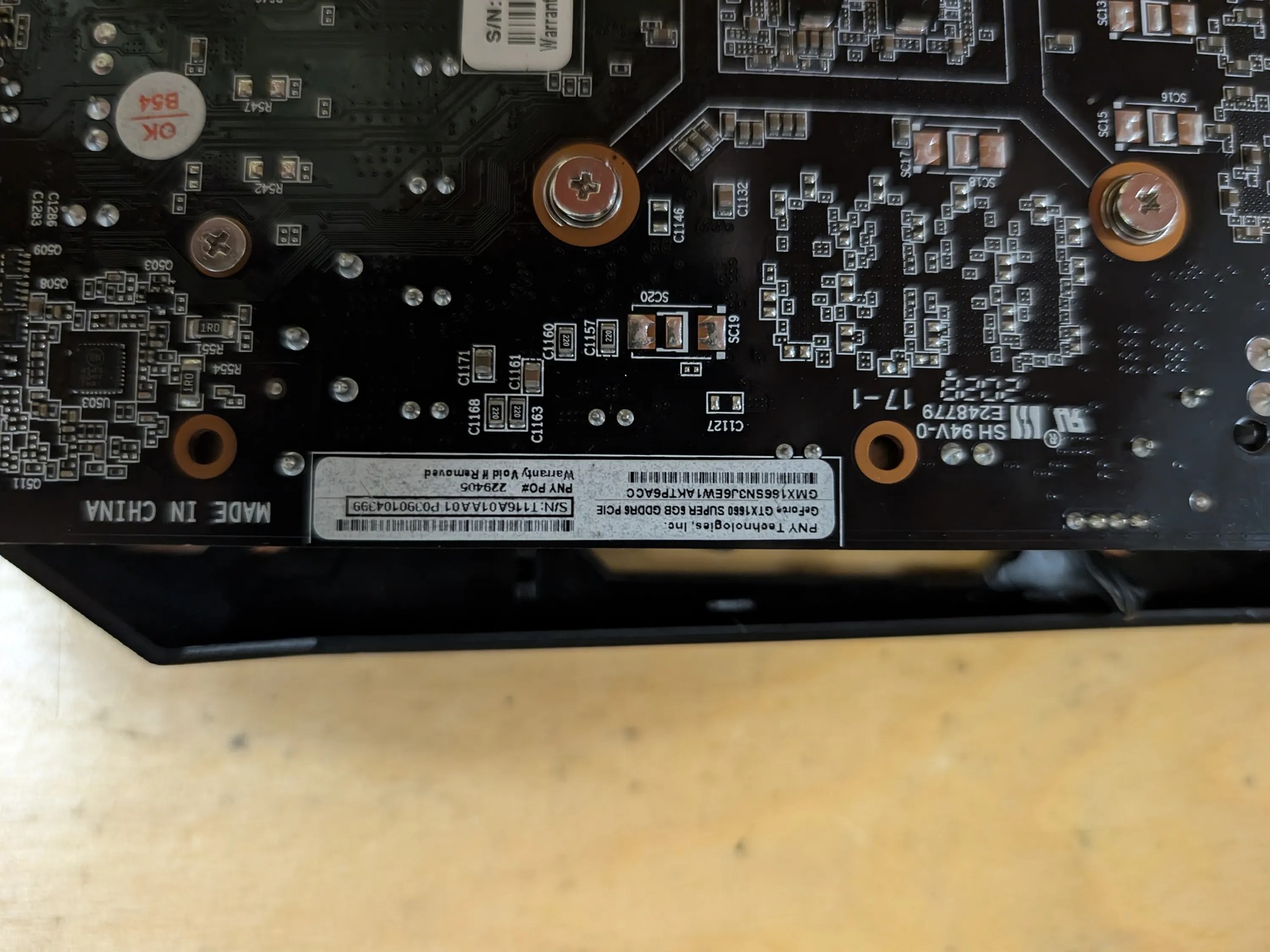 *PARTS* PNY Nvidia GTX 1660 Super 6GB
