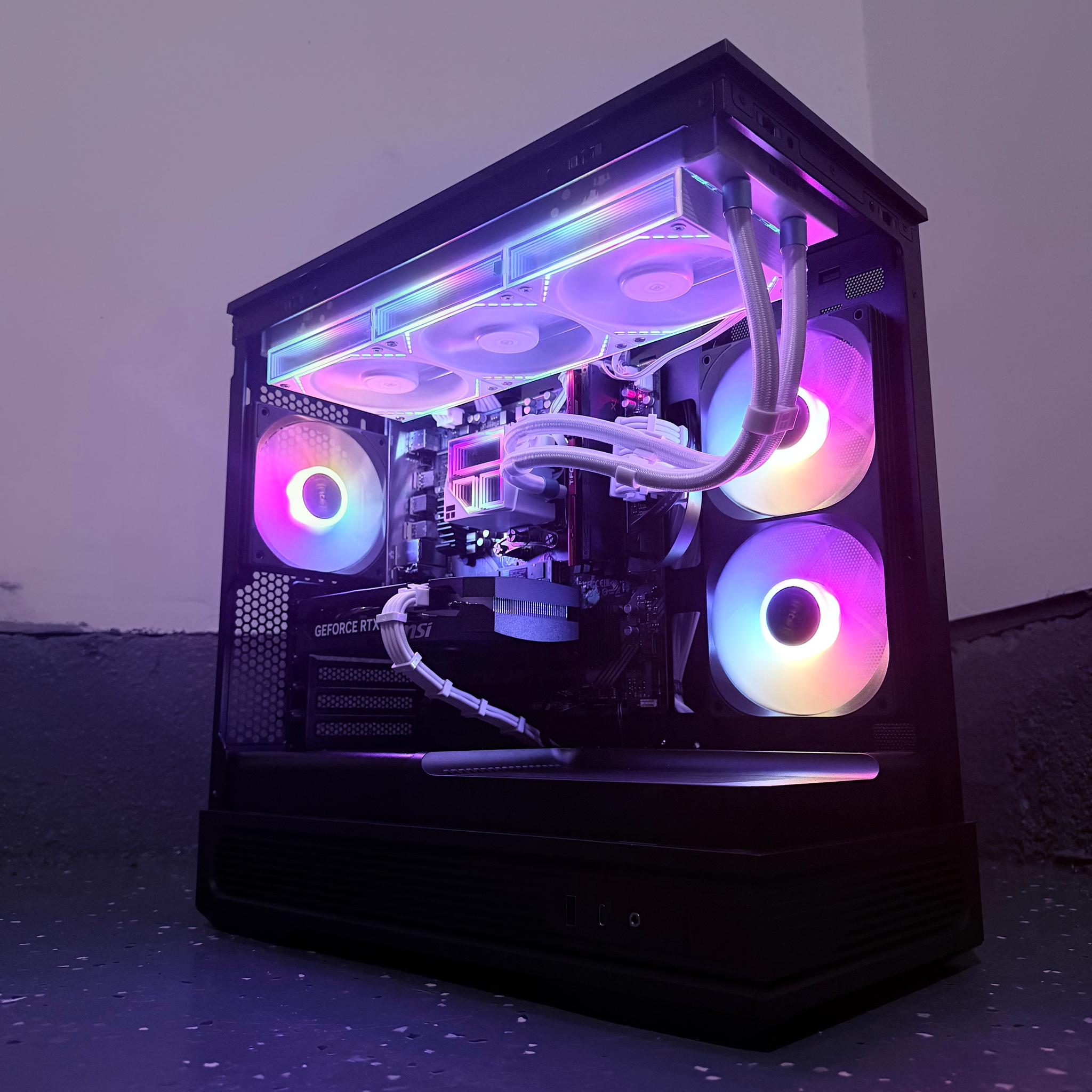 🌈"Radiant Phantom"⚫️| 1080p Gaming | RTX 5060 | Ryzen 5 8400F | 32GB DDR5 | 1TB NVMe