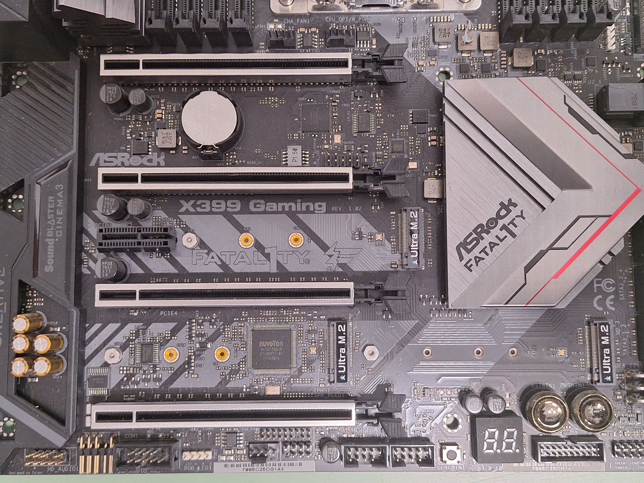 Threadripper 2920X + X399 Motherboard + Ram + 2 Gen M.2 SSD's + a SATA Controller card