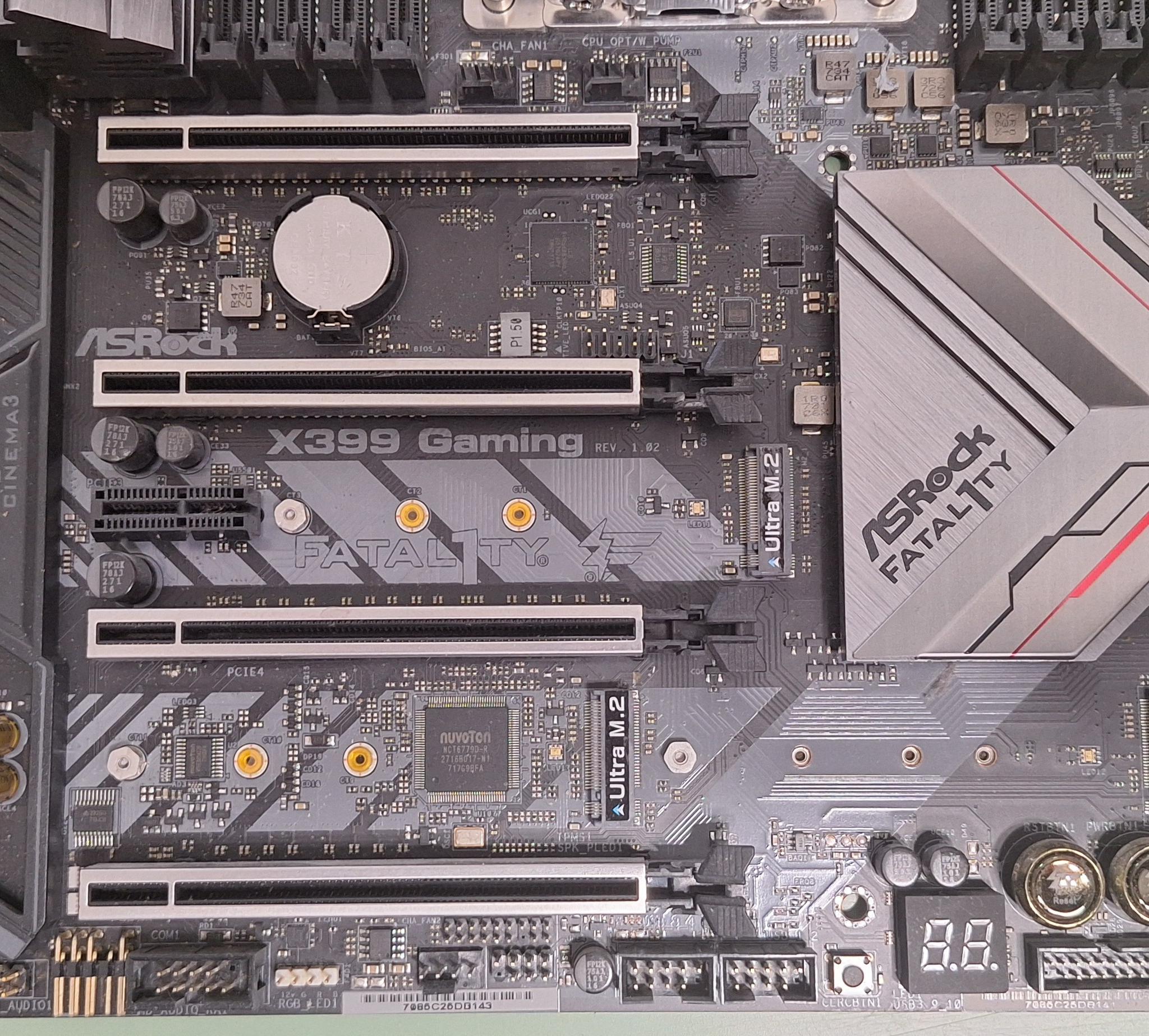 Threadripper 2920X + X399 Motherboard + Ram + 2 Gen M.2 SSD's + a SATA Controller card