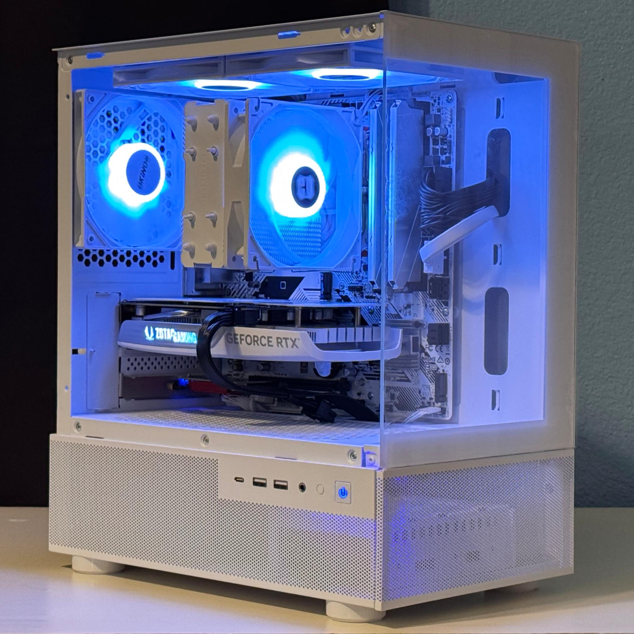 ⬜Whiteout⬜ Ryzen 5 5600 | RTX 4060 8GB White | 16GB Ram 3200mhz | 1TB nVME SSD | Win11 Pro + Wifi