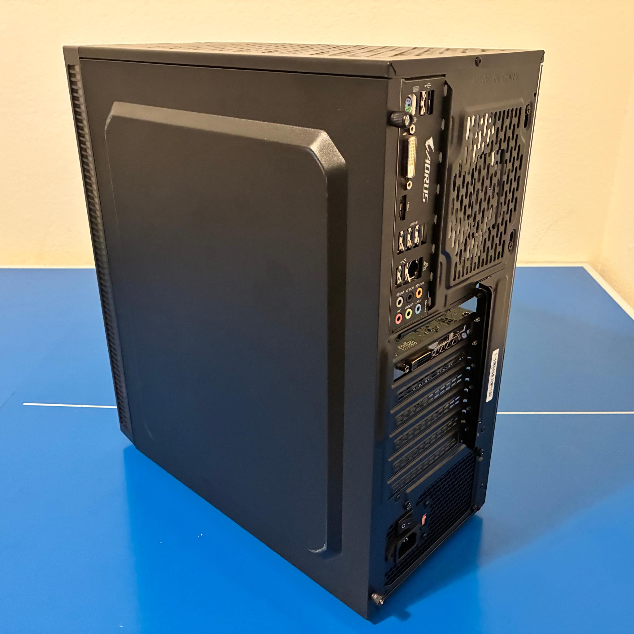Black Prebuilt Gaming PC.