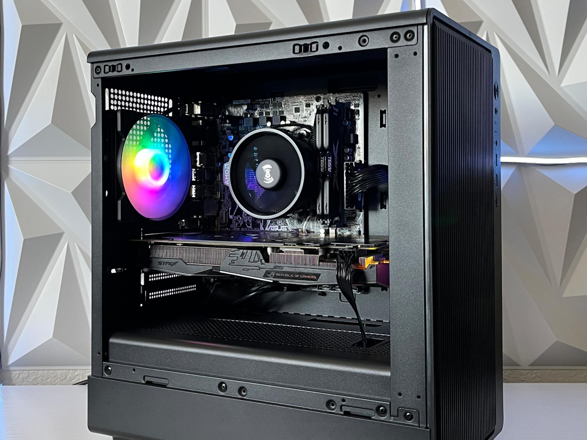 GTX 1060 6GB, Ryzen 5 2600, 16GB RAM | Black RGB Gaming Computer/PC