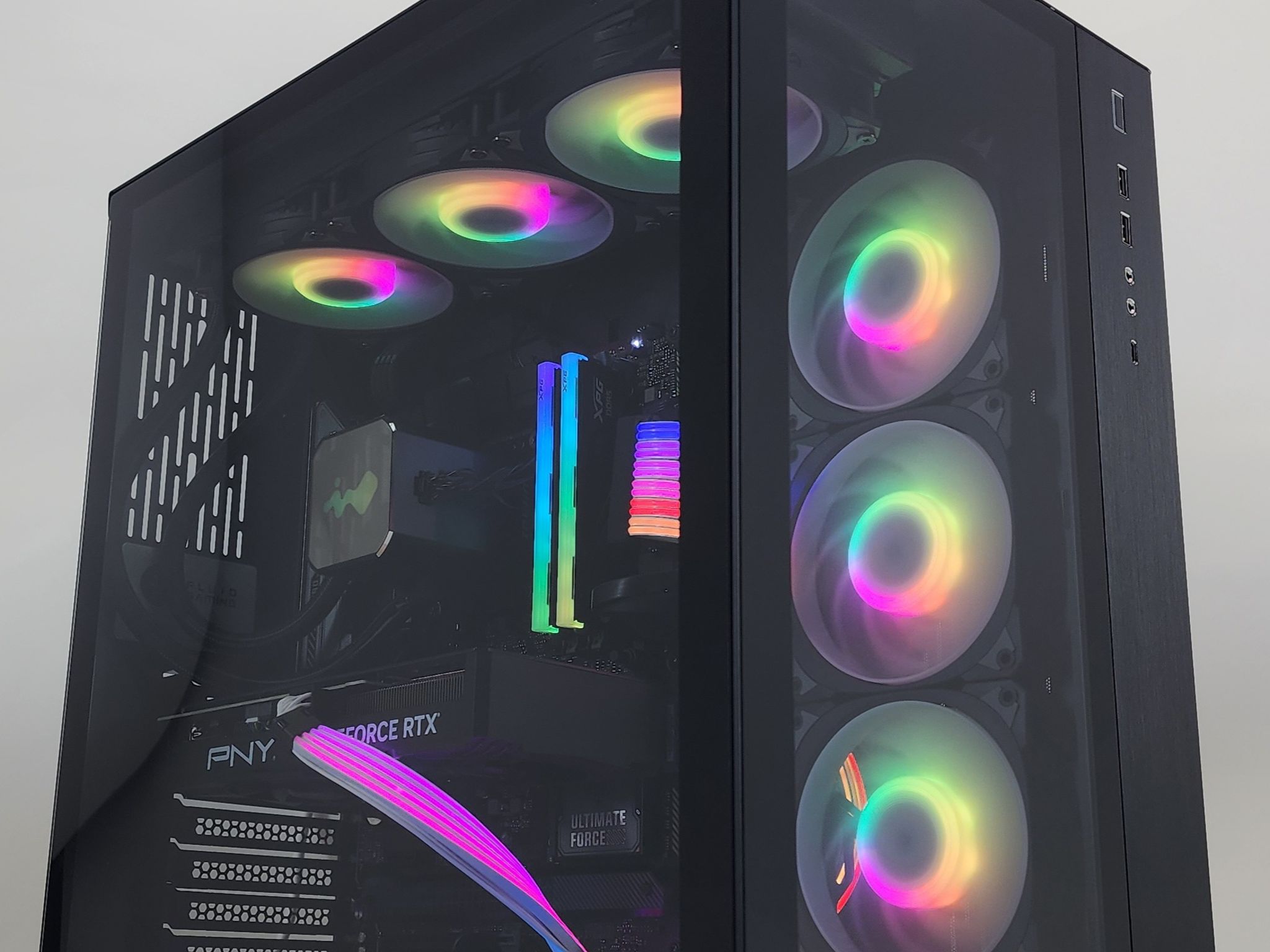 Gaming PC i7-14700KF 32GB RAM 1TB SSD RTX 4070 12GB Windows 11 Computer
