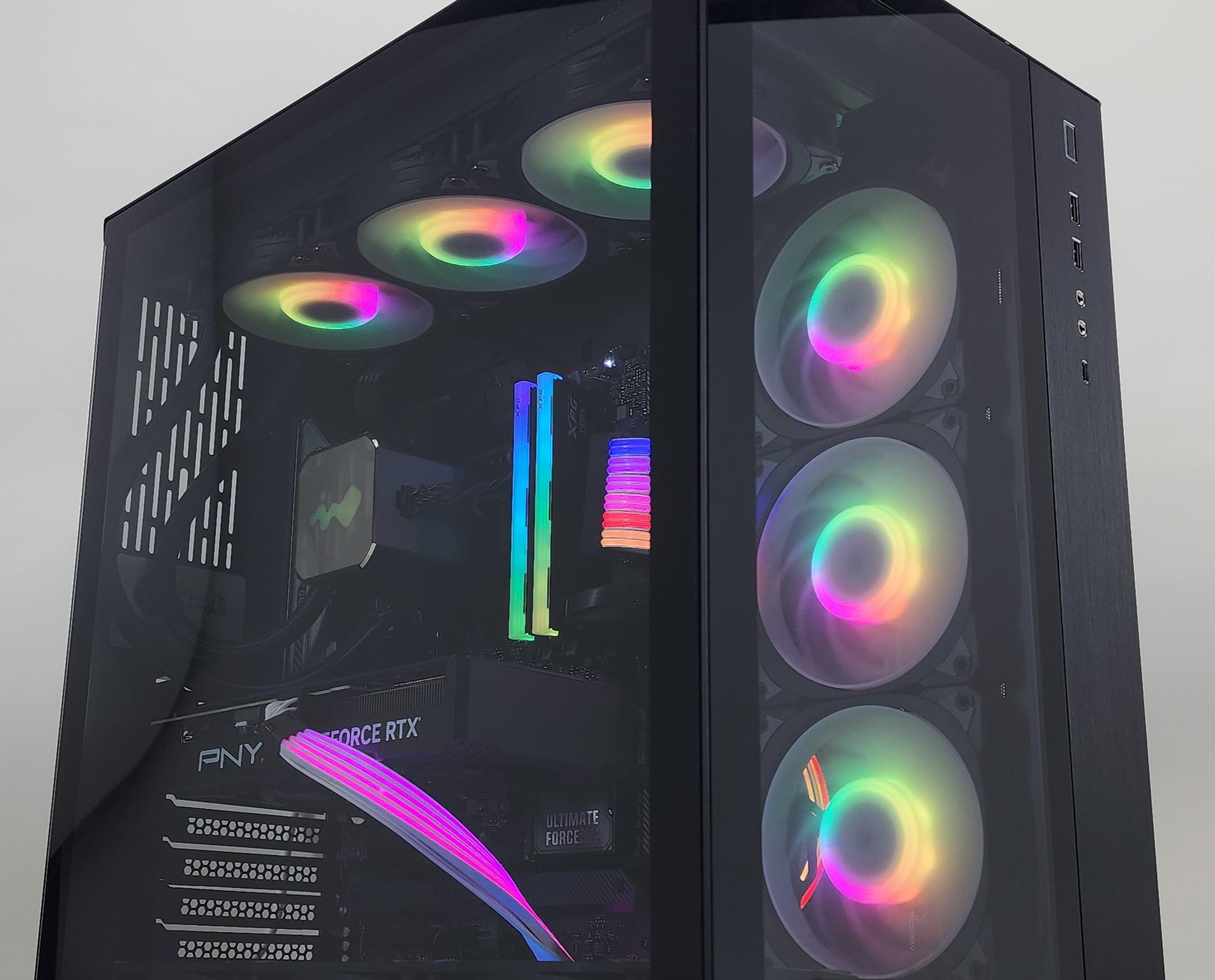 Gaming PC i7-14700KF 32GB RAM 1TB SSD RTX 4070 12GB Windows 11 Computer