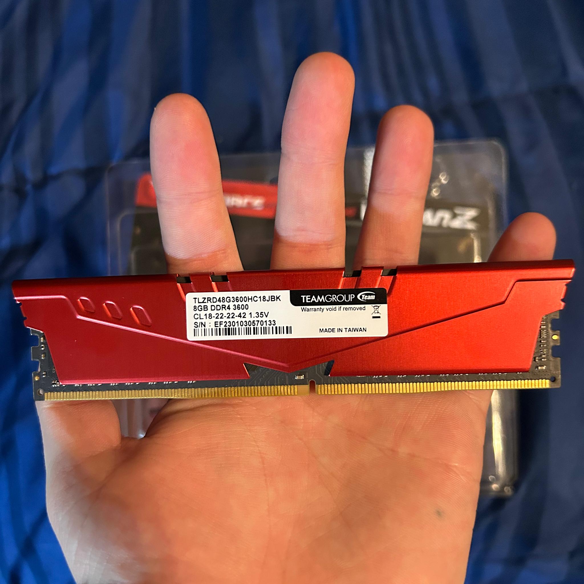 Teamgroup T-Force VulcanZ DDR4 3600 MHz CL18 16 Gig Kit