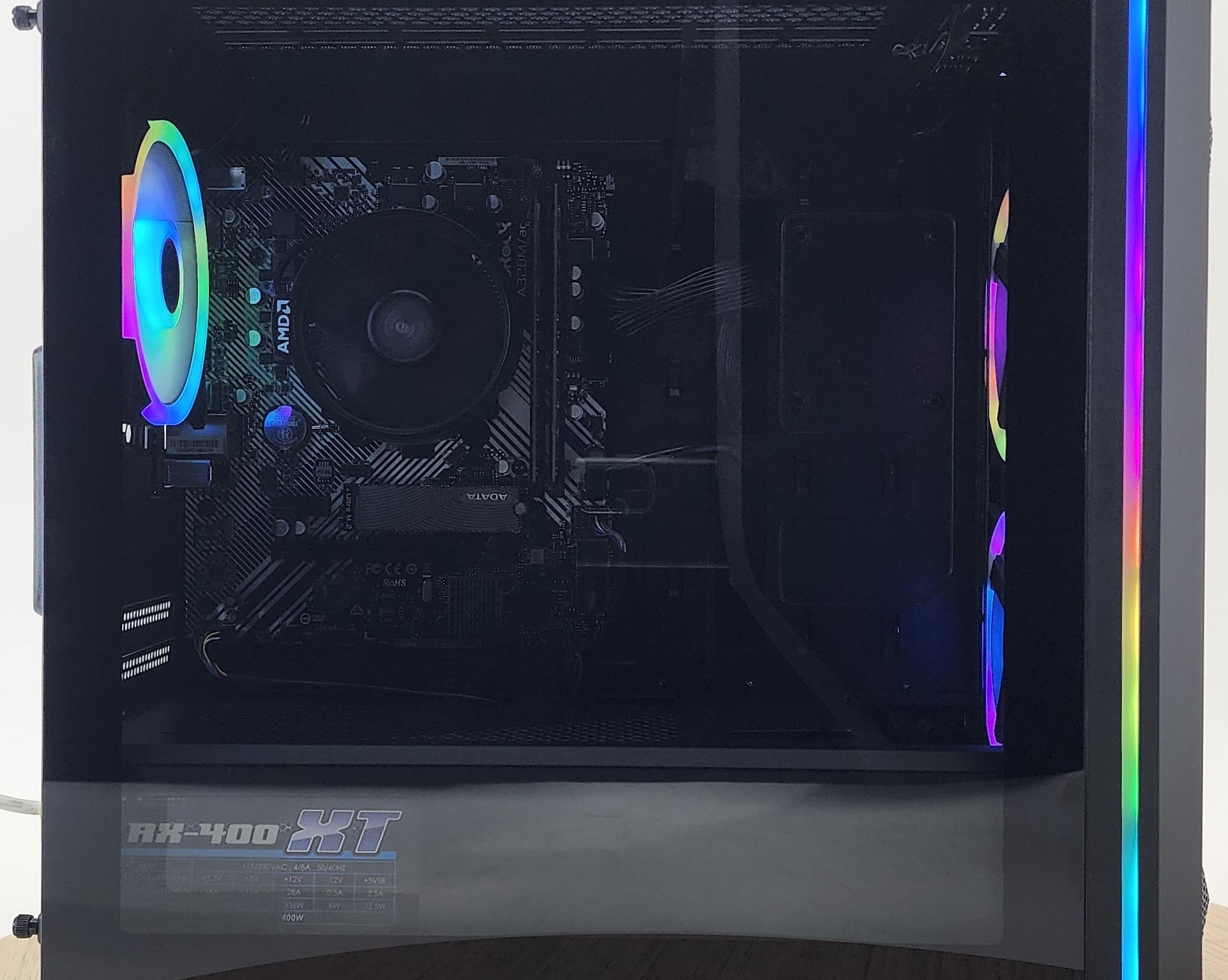 Gaming PC Ryzen 5 5600G 16GB RAM 500GB SSD   Windows 11 Computer