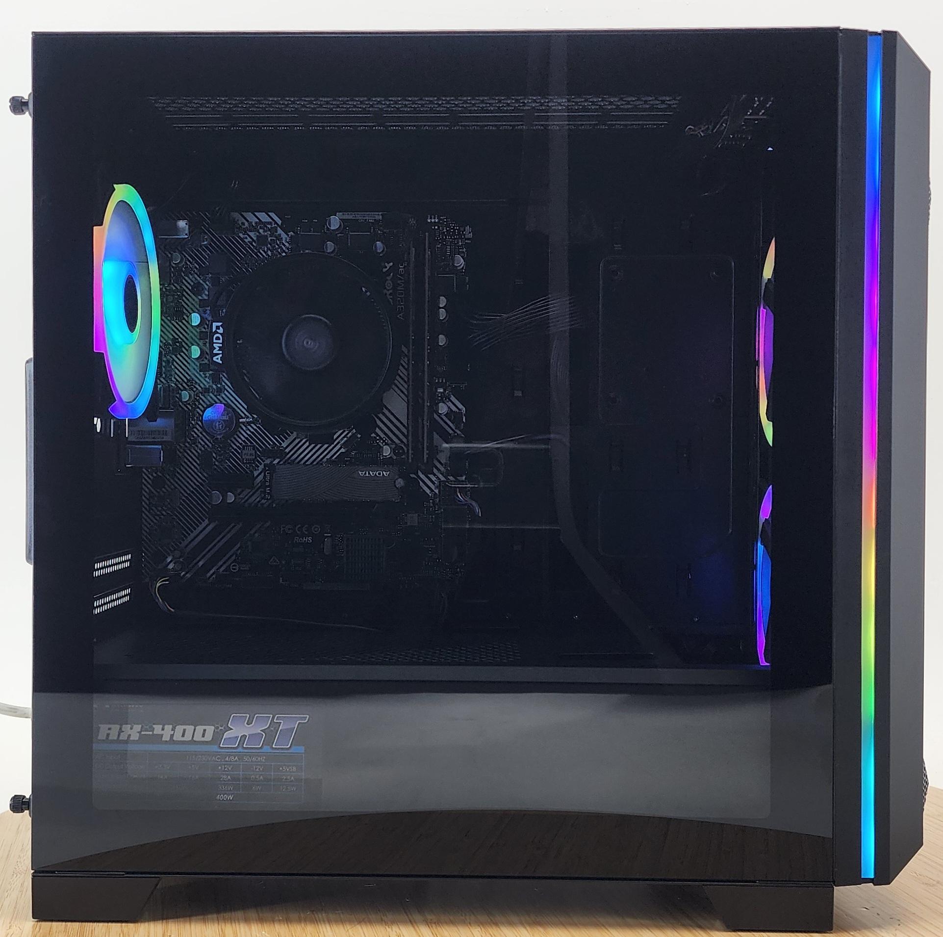Gaming PC Ryzen 5 5600G 16GB RAM 500GB SSD   Windows 11 Computer