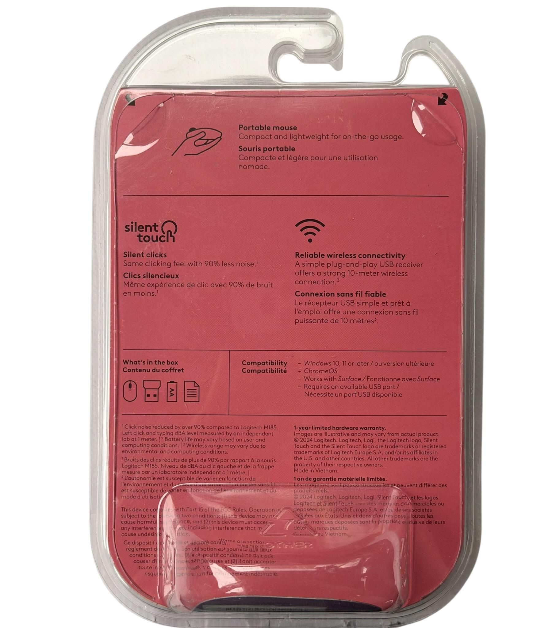 Logitech M340 (Pink) Wireless USB Mouse - FACTORY SEALED
