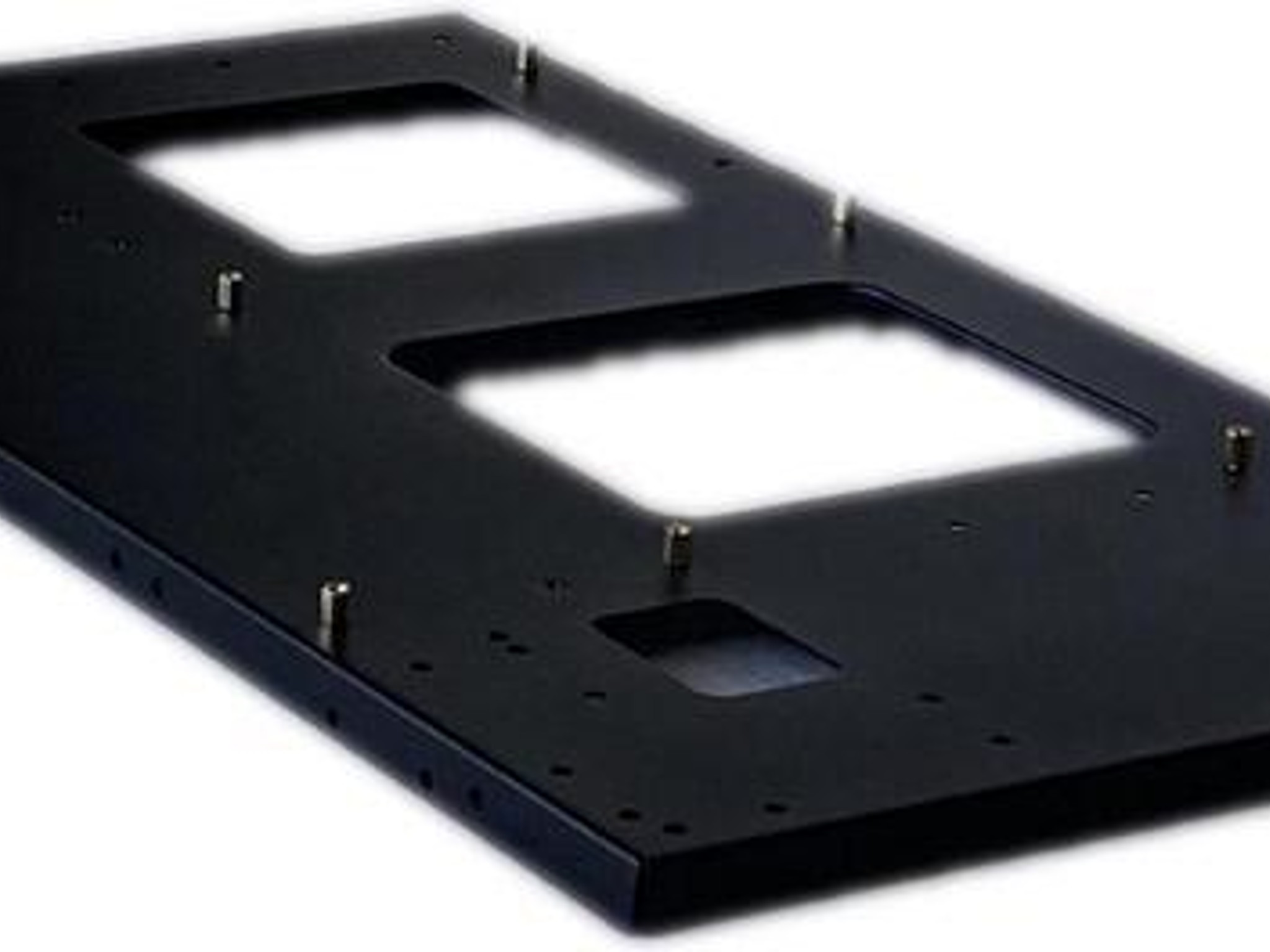 ALAMENGDA Open Computer Case,Two-way Server ATX Motherboard Tray Test Stand, Test bench, ATX Mid Twr