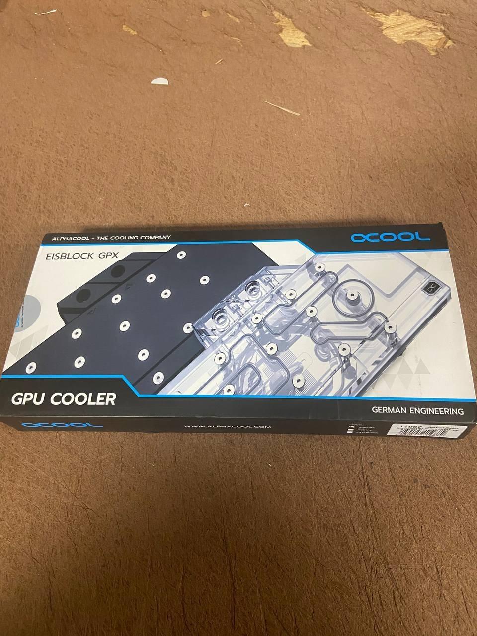 Alphacool Eisblock Aurora Acryl GPX-N RTX 3090/3080 Ti HOF with Backplate (11967