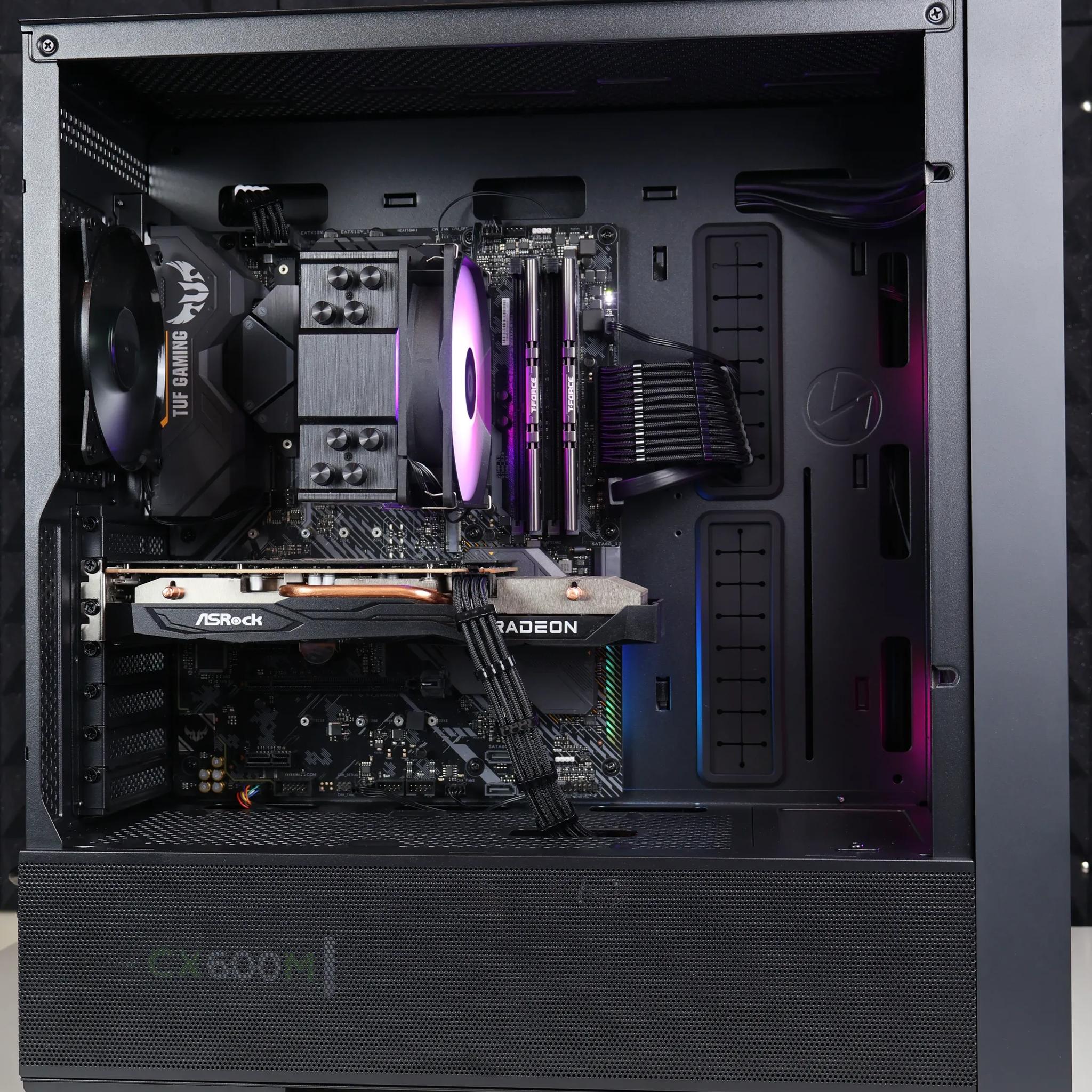 ⚫ Ryzen 5 5600X/RX 6600XT Gaming/Streaming PC ⚫