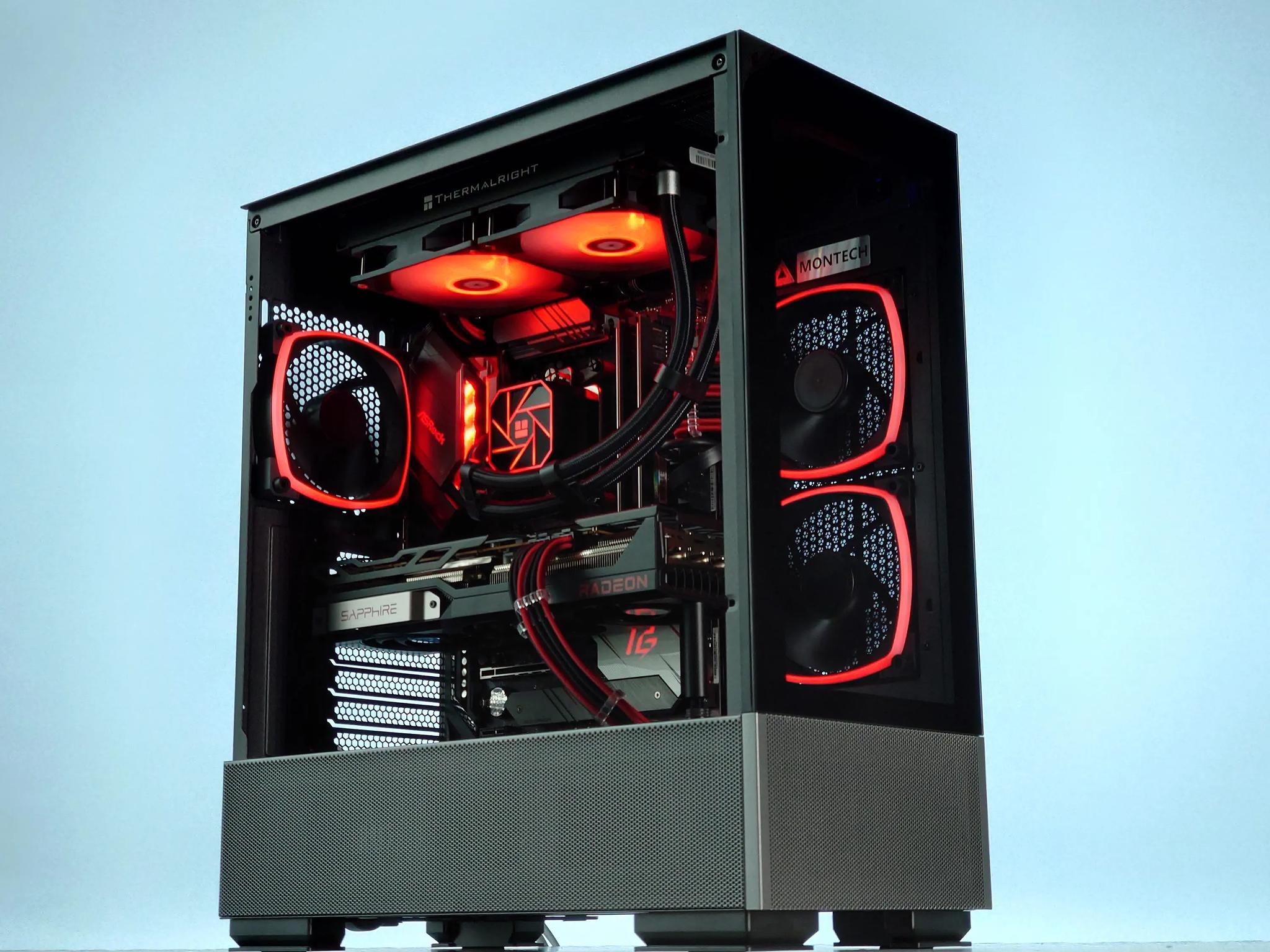 🖤❤️Liquid Cooled Gaming PC🚀AMD RX 6800 16GB🚀AMD Ryzen 7 5800X 8 core🚀32GB DDR4🚀1TB SSD