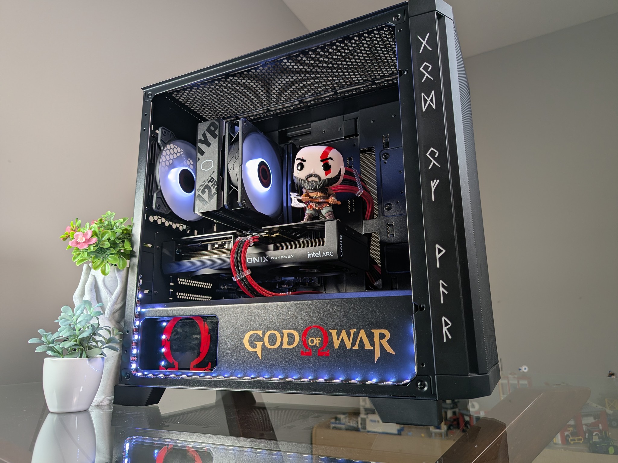 The God of War: Kratos | 1440p Gamer | Intel I5-14400F + Intel ARC B580 | 1TB SSD | 1...
