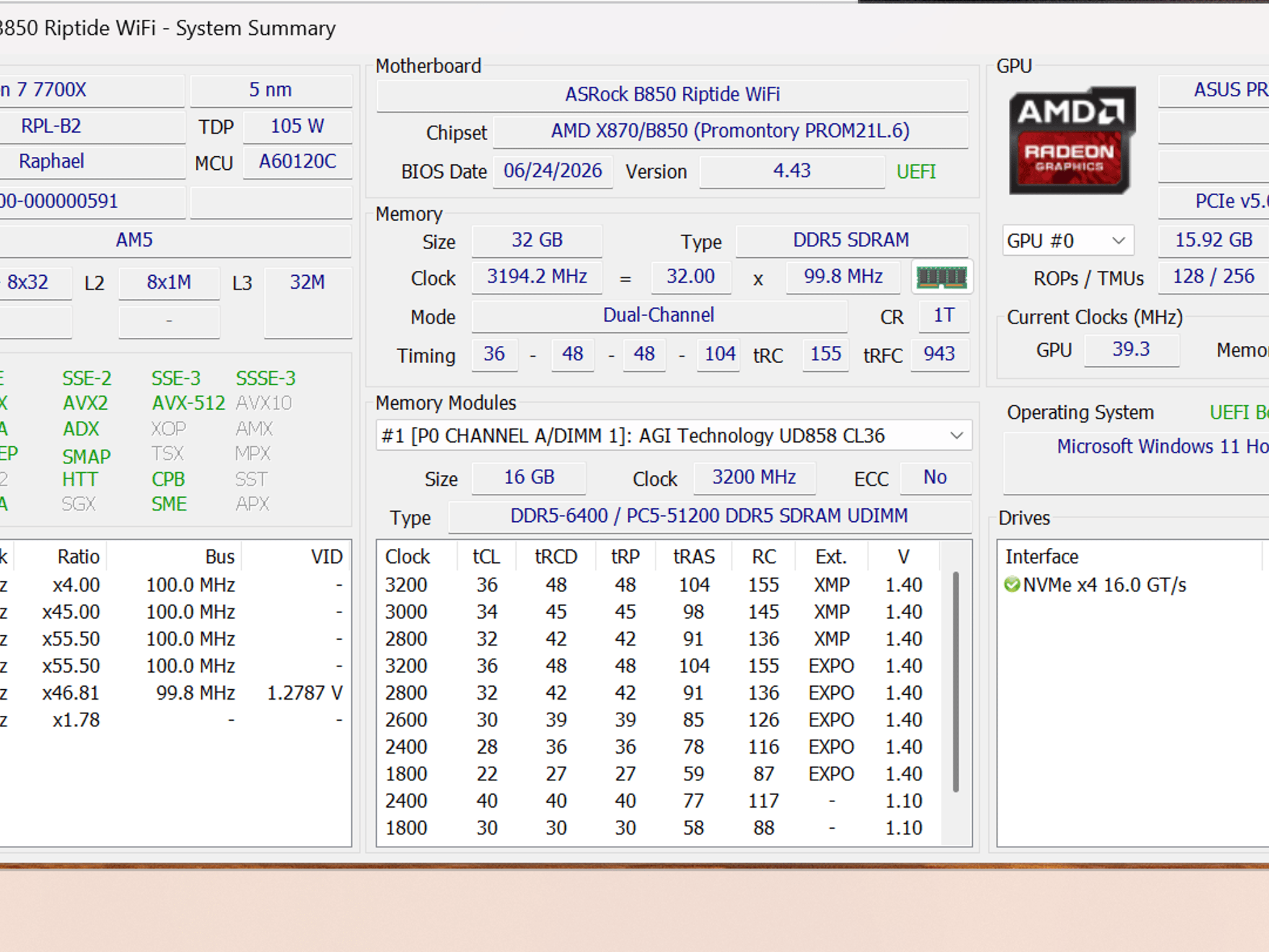 1440p/4K Ready 7700X | 9070XT | 2TB | 32GB PC