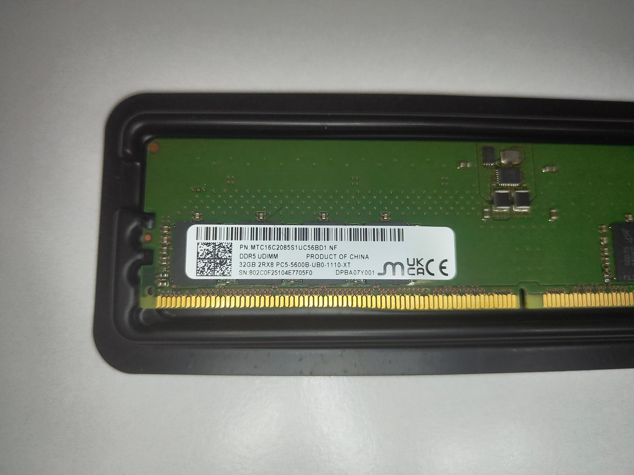 1x32GB DDR5