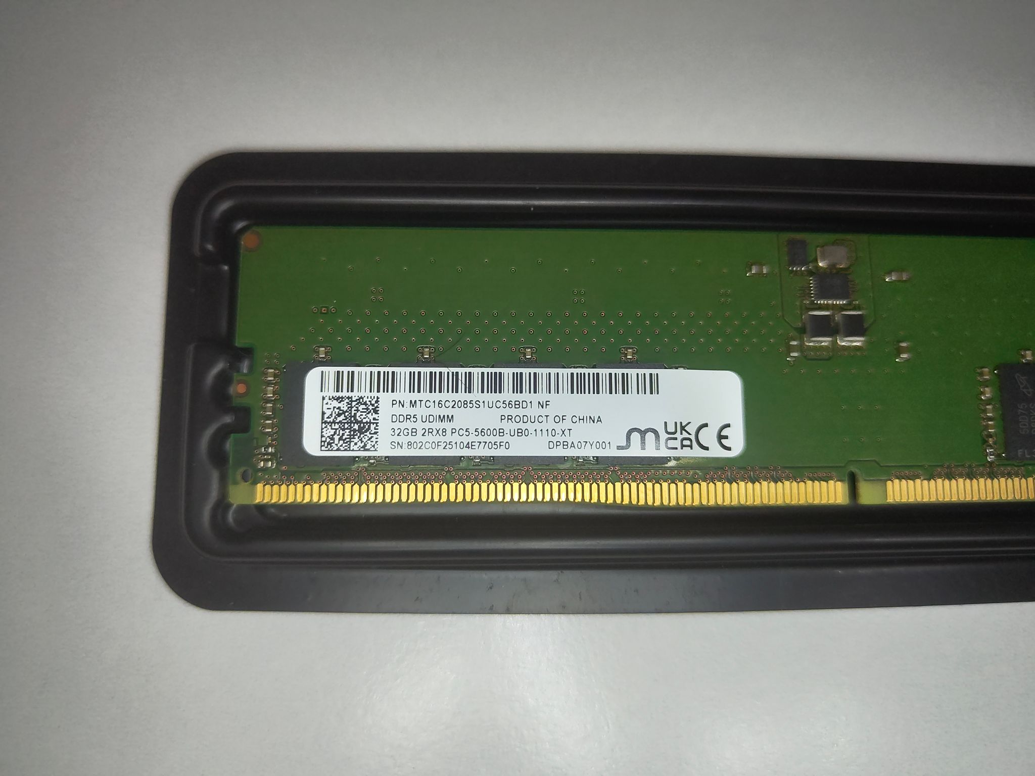 1x32GB DDR5