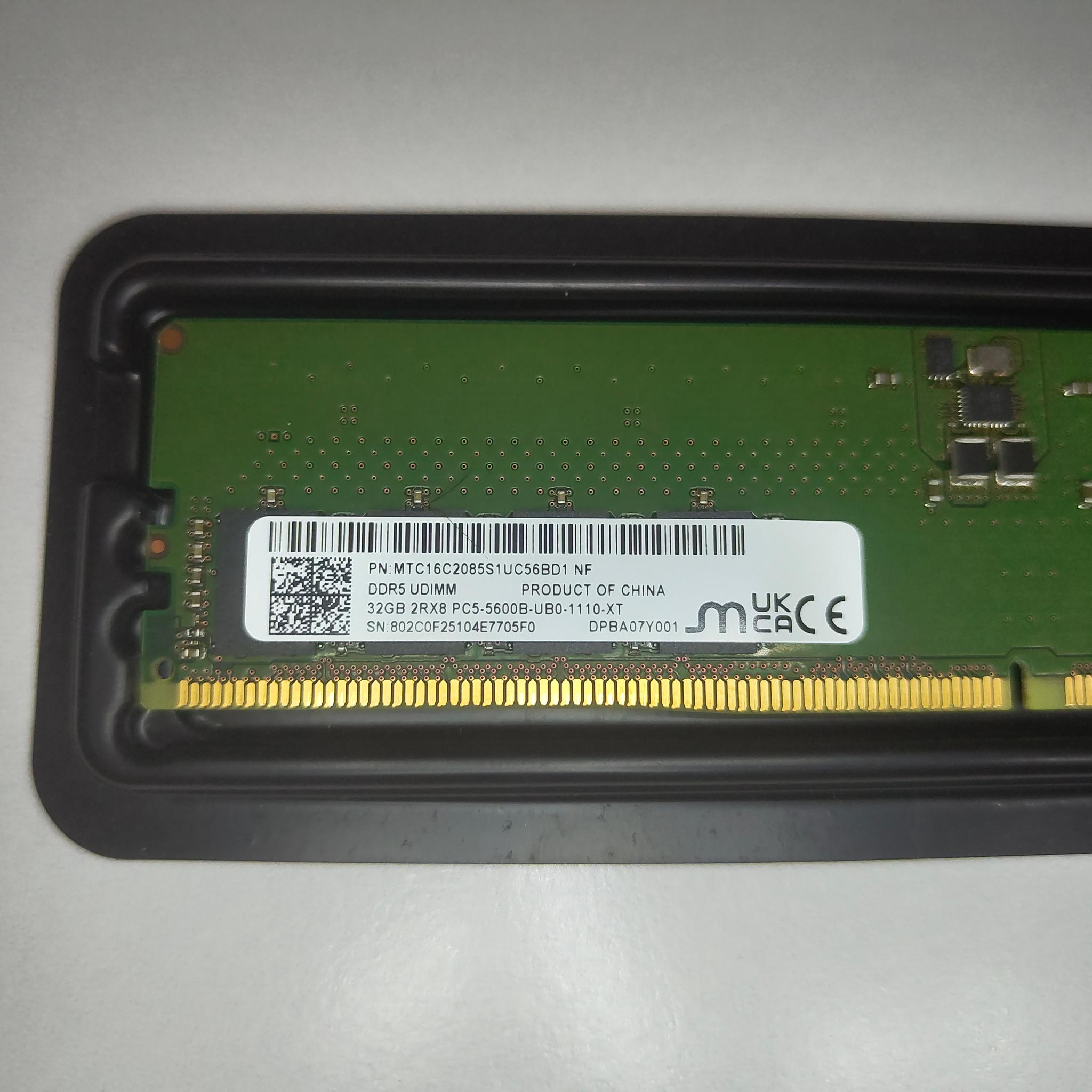 1x32GB DDR5