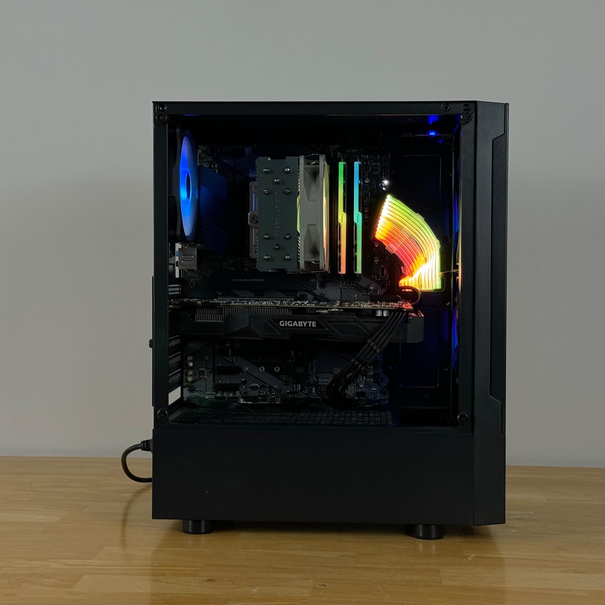 RGB OVERLOAD Intel i5 10400F GTX 1070 1TB Gaming/Streaming PC