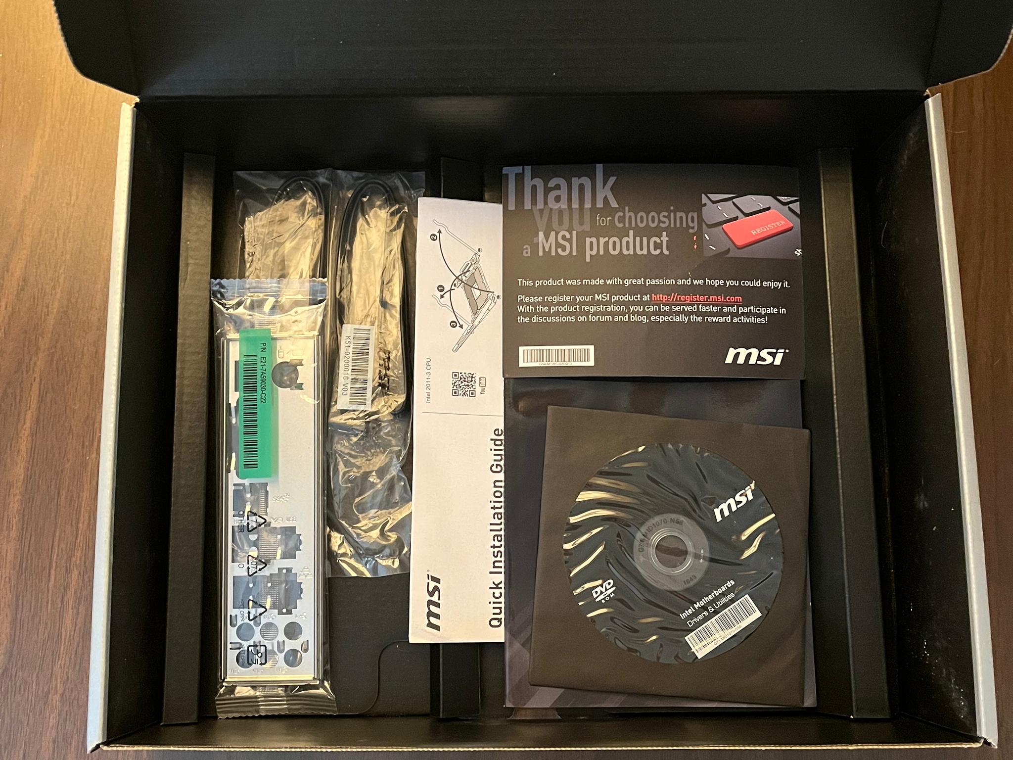 MSI Z270 SLI PLUS | I7-7700K | 16GB 3200MHz DDR4 | Latest BIOS | I/O Shield & Original Accessories