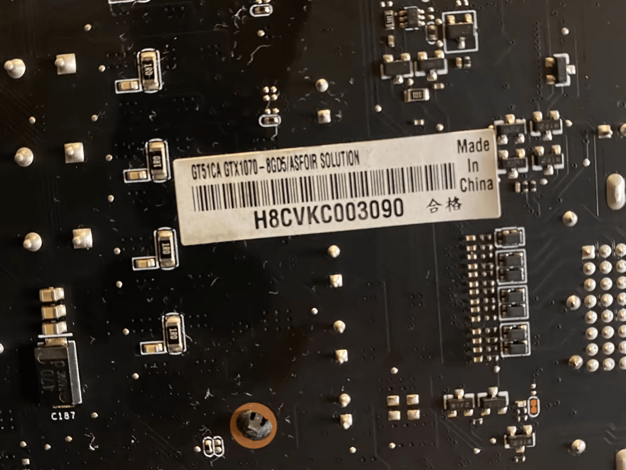 ASUS GTX 1070 Blower Style Cooler