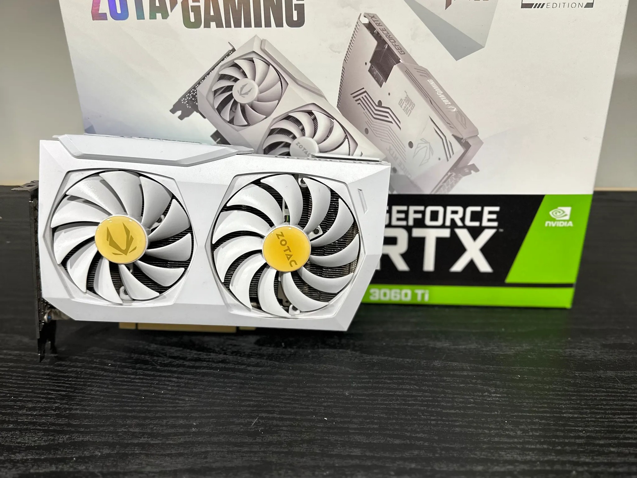 ZOTAC AMP White Edition GeForce RTX 3060 Ti Graphics Card