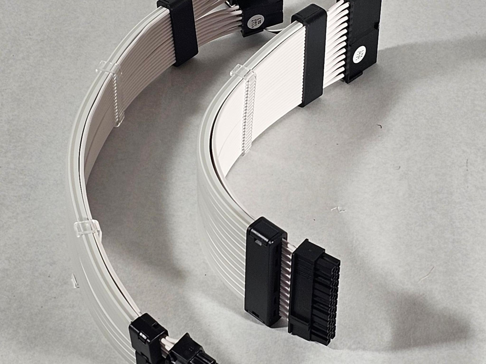 RGB CPU and GPU White Cables