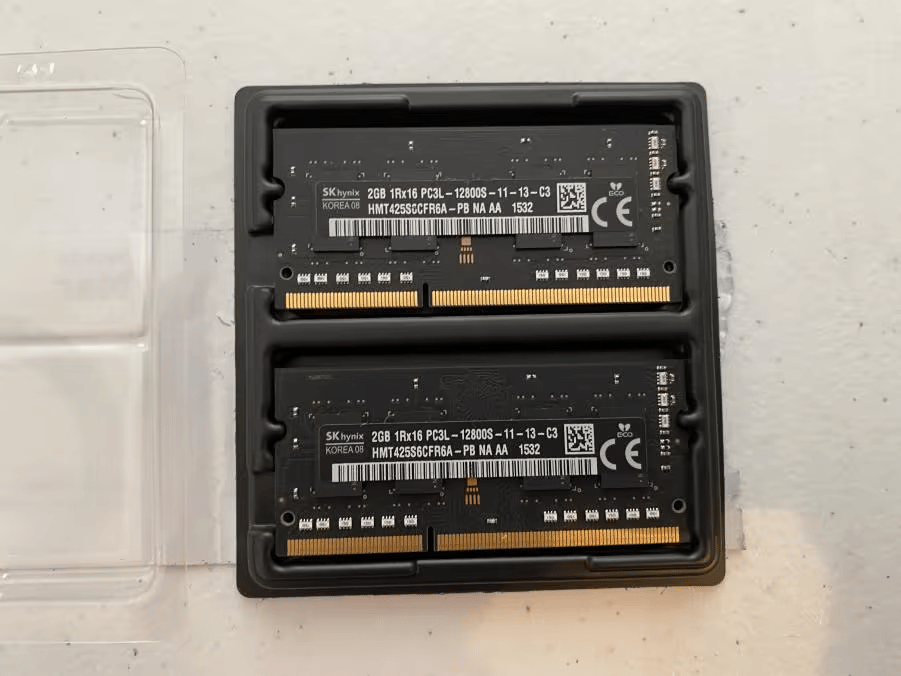 2x2gb SK Hynix DDR3L Laptop Memory
