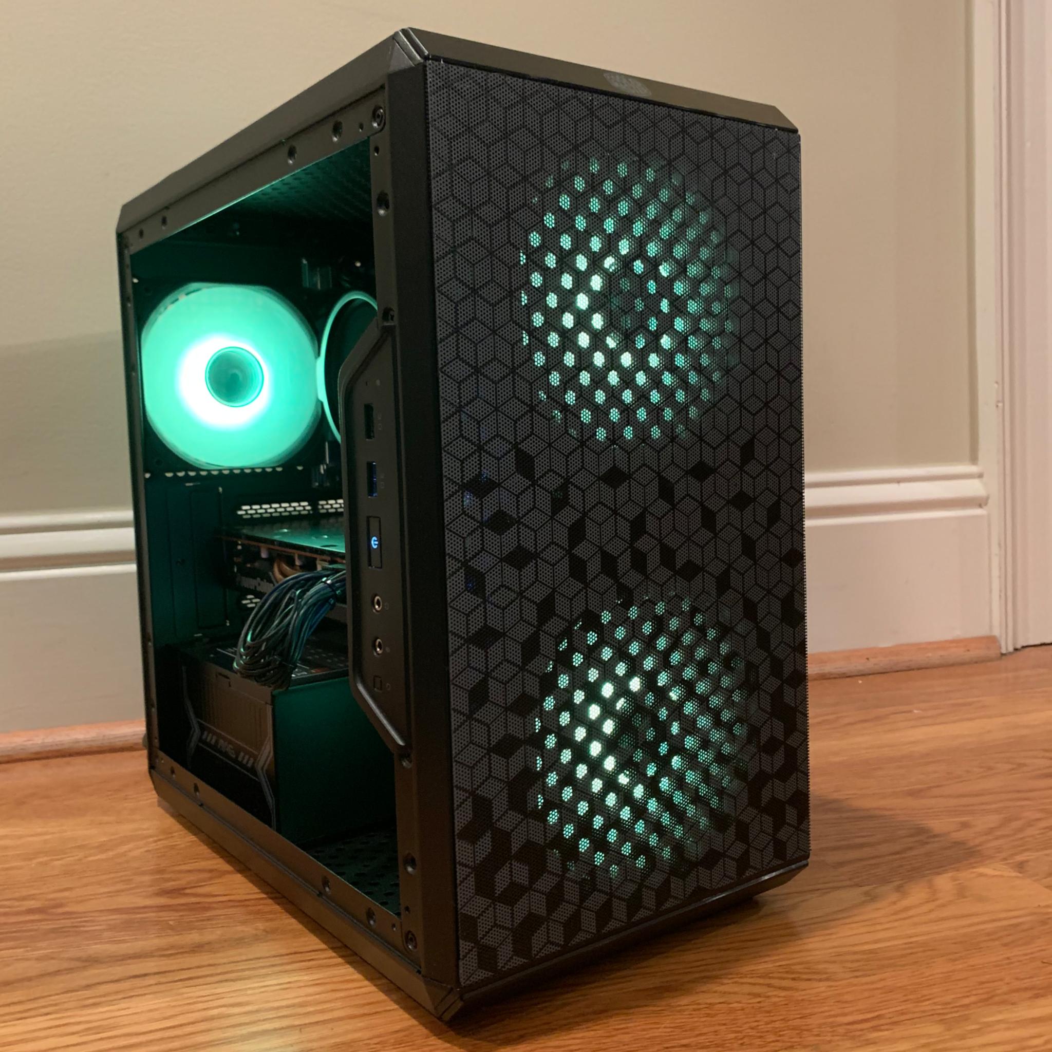 RX 5700 XT RYZEN 5 3600 CUSTOM RGB GAMING PC 16GB RAM 500GB M.2 NVMe SSD WINDOWS 10 INSTALLED