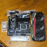 Bundle ASRock B850M-X WiFi AM5 AMD Micro ATX Mobo, Ryzen 7 7700X, ASUS STRIX-R9 390X GPU, 32GB RAM
