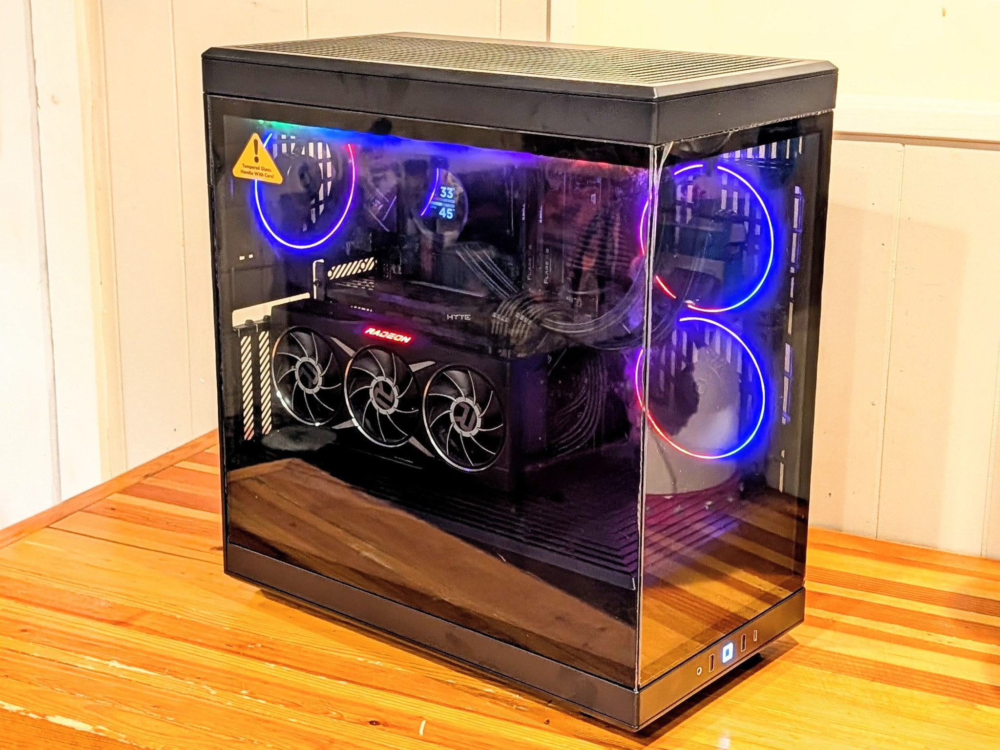 🌈 RX 6950 XT Gaming PC – Ryzen 7 7700X | Hyte Y40 RGB Build