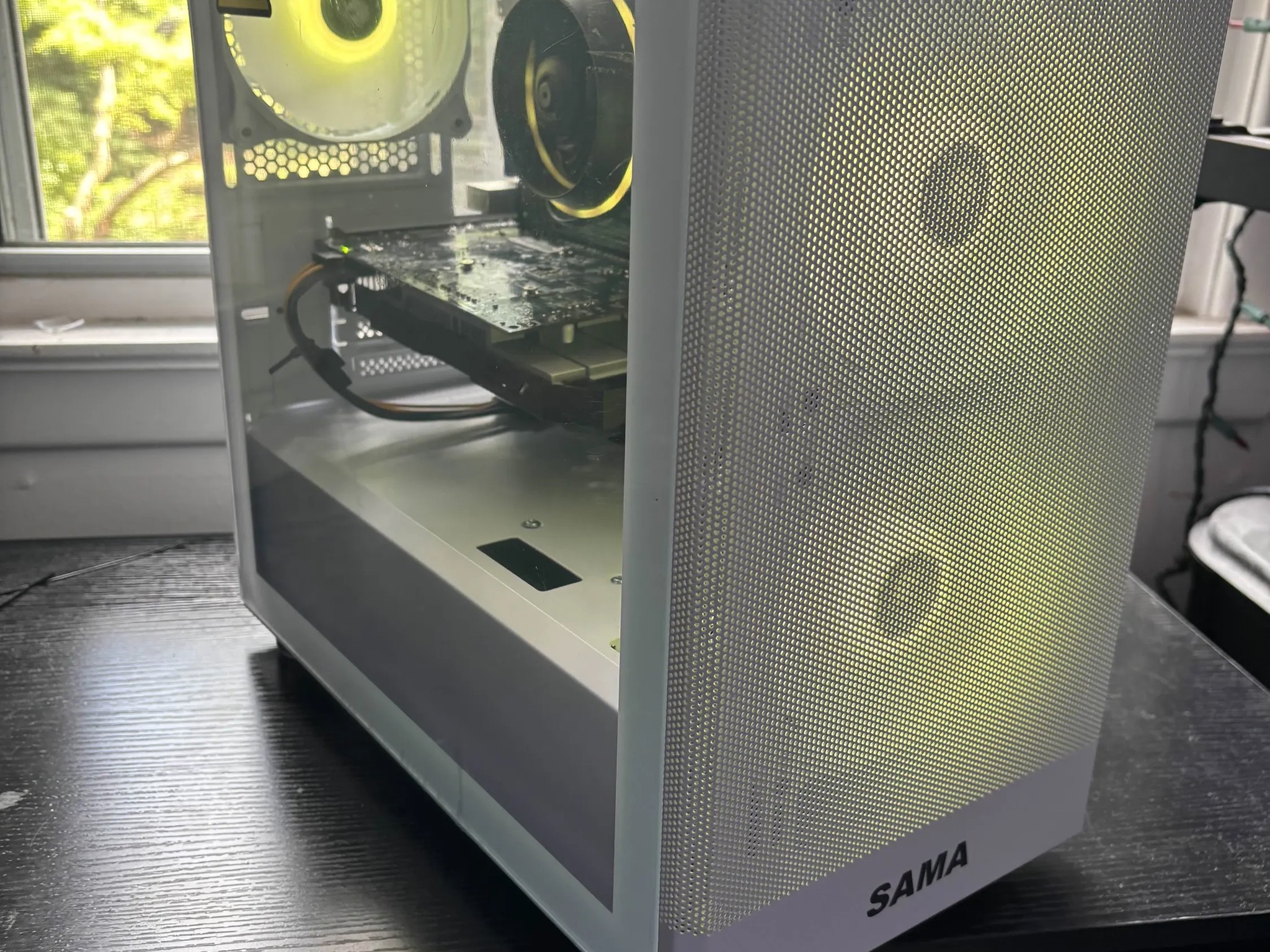 GAMING PC i5 8GB NVIDIA GTX 750 ti RGB Lighting RGB Fans Computer