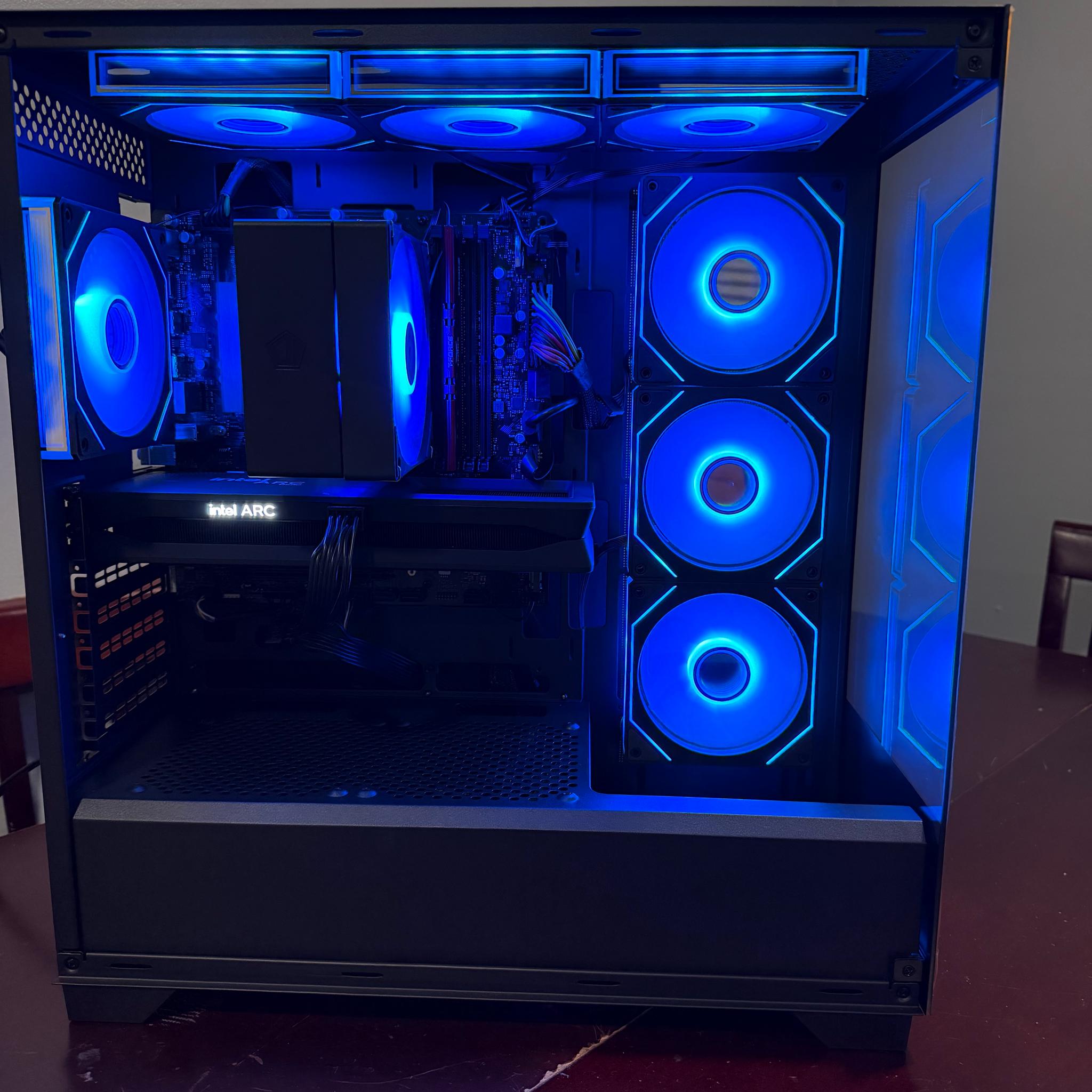 I5 12400F - Intel Arc B580 12gb - 16gb ddr4 3200mhz - 512gb m.2 ssd - windows 10 - custom gaming pc