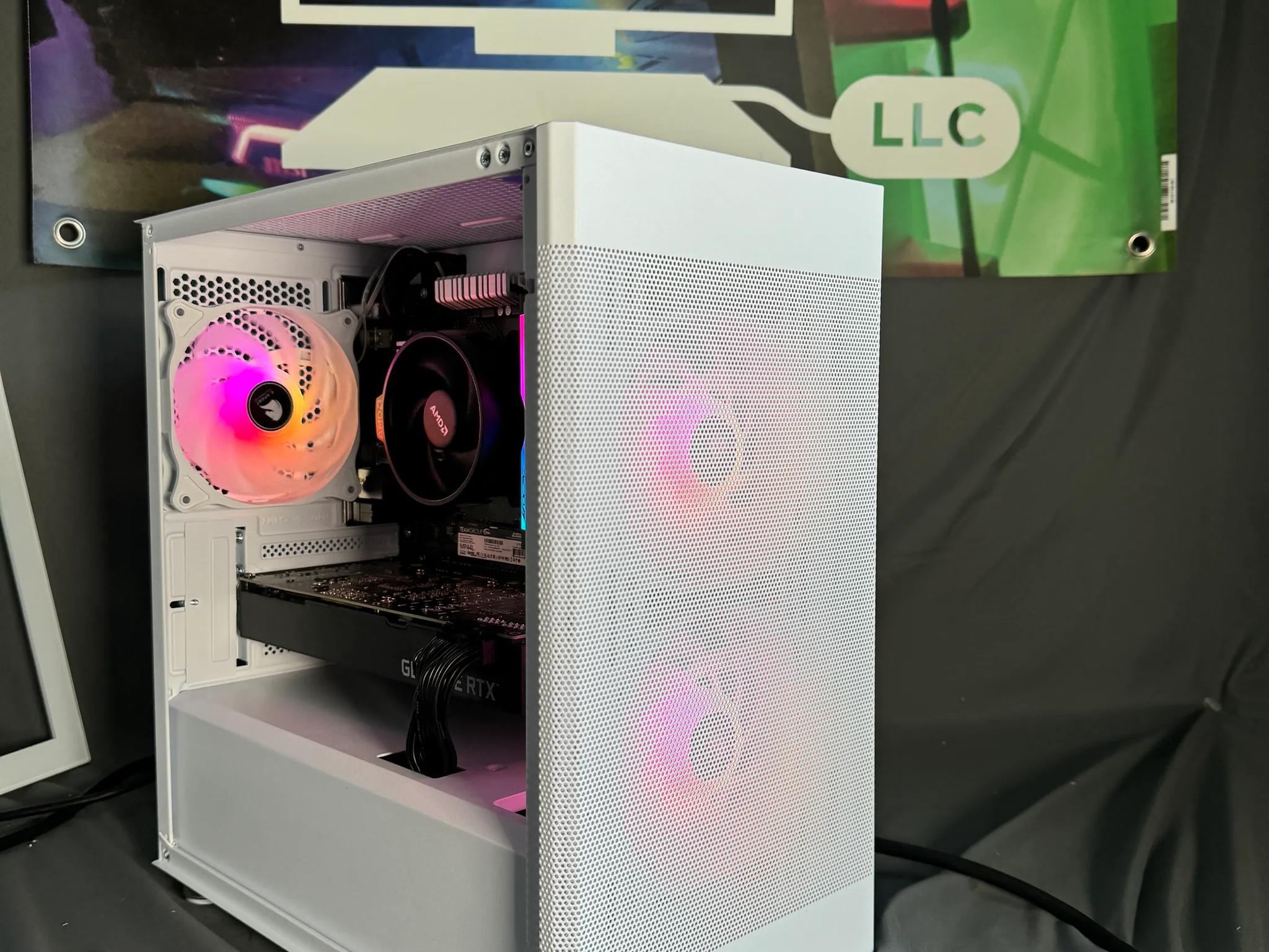 RTX 3070 Ryzen 5500 White Gaming PC