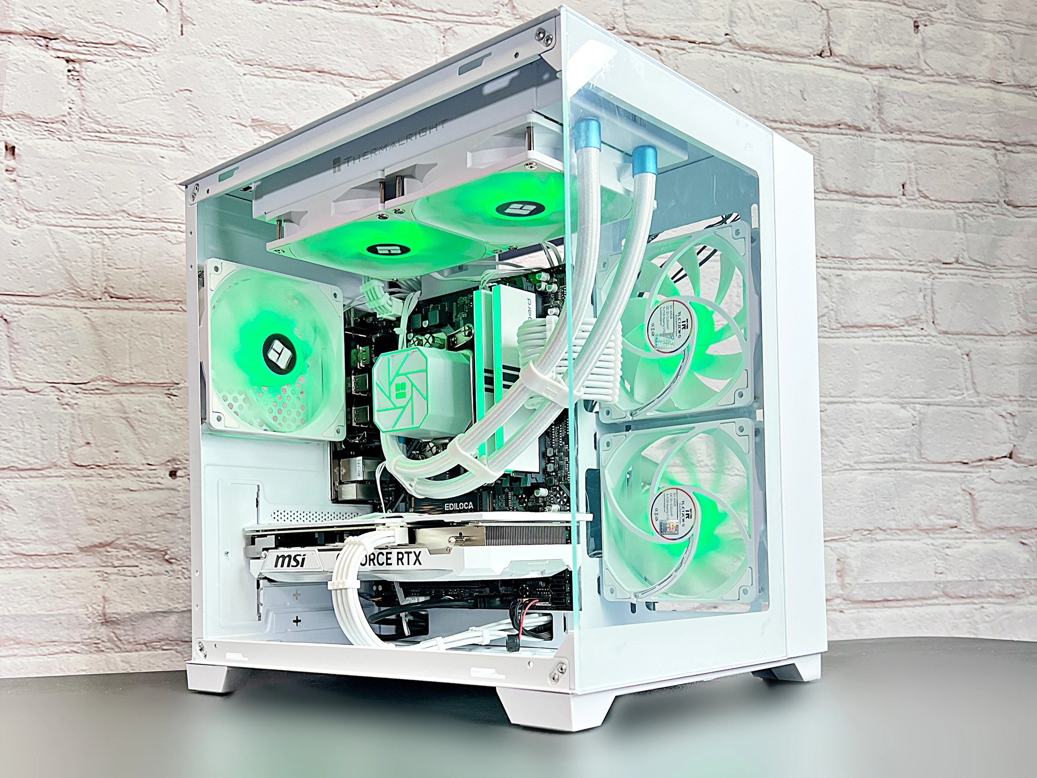 Liquid Cooled RTX 4070 Ryzen 5 5600X 16GB RAM 1TB M.2 Win 11 Gaming PC
