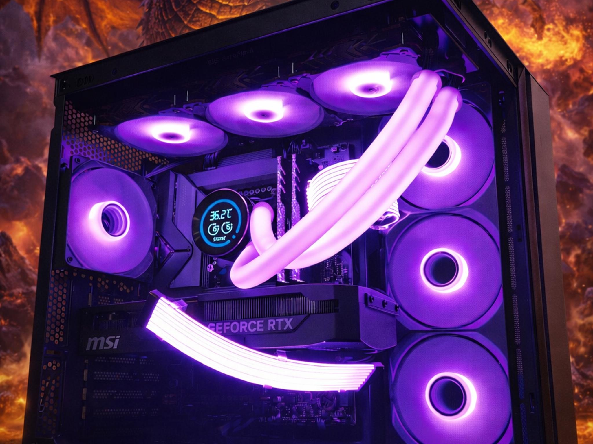 Onyxia!🐉 265F|5070|DDR5-32GB|1TB|Temp Display