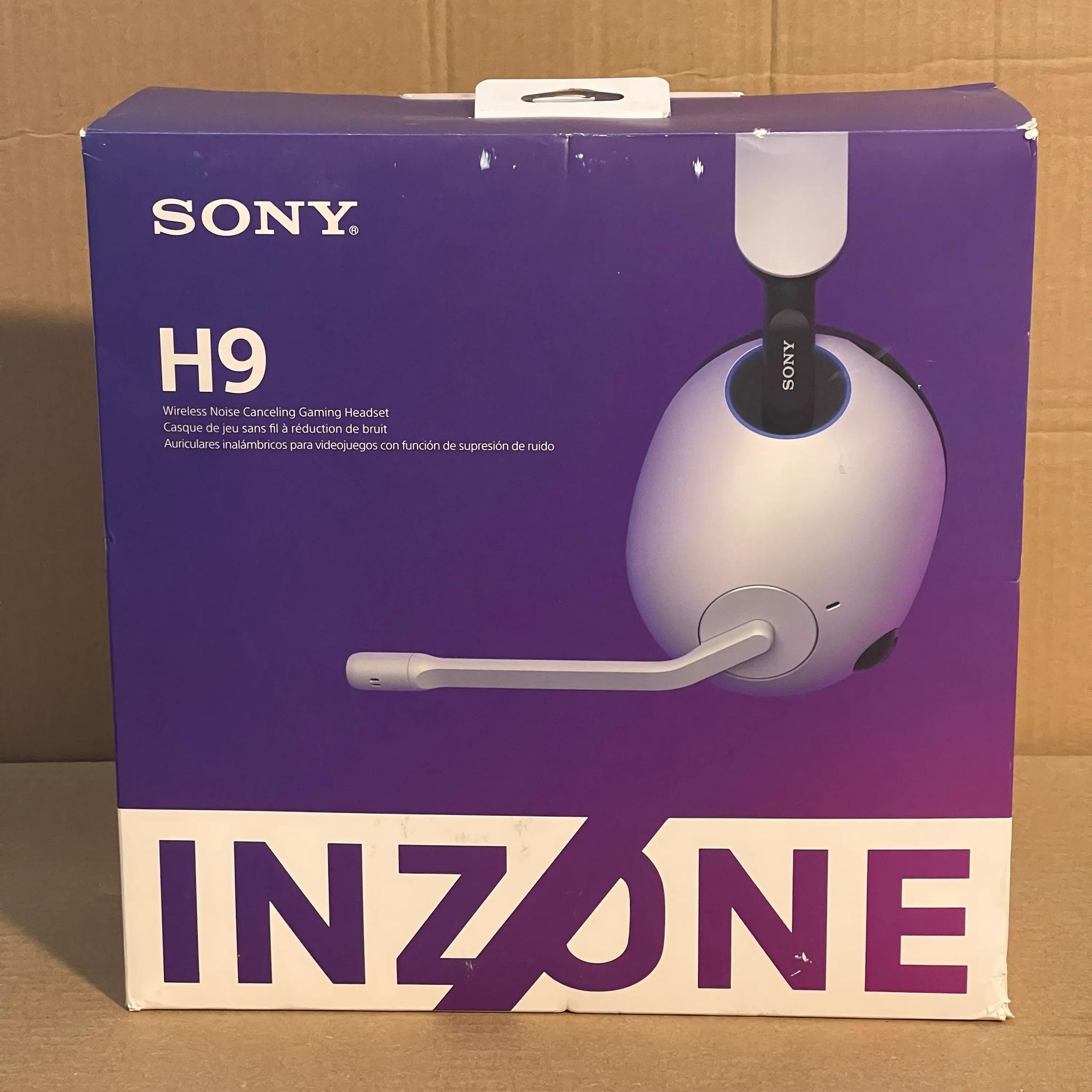 Used, Sony INZONE H9 Wireless Noise Cancelling Gaming Headset, Complete