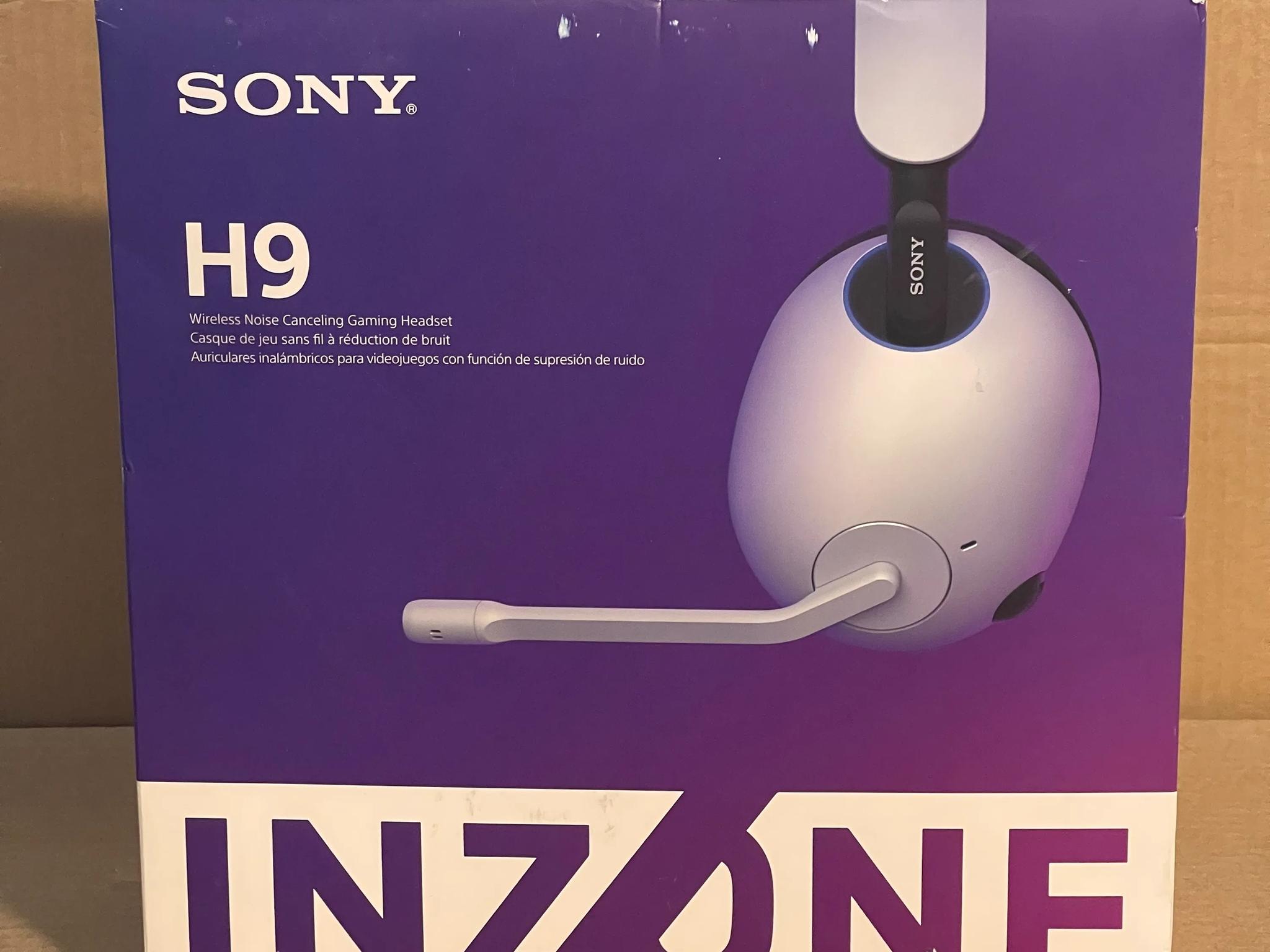 Used, Sony INZONE H9 Wireless Noise Cancelling Gaming Headset, Complete